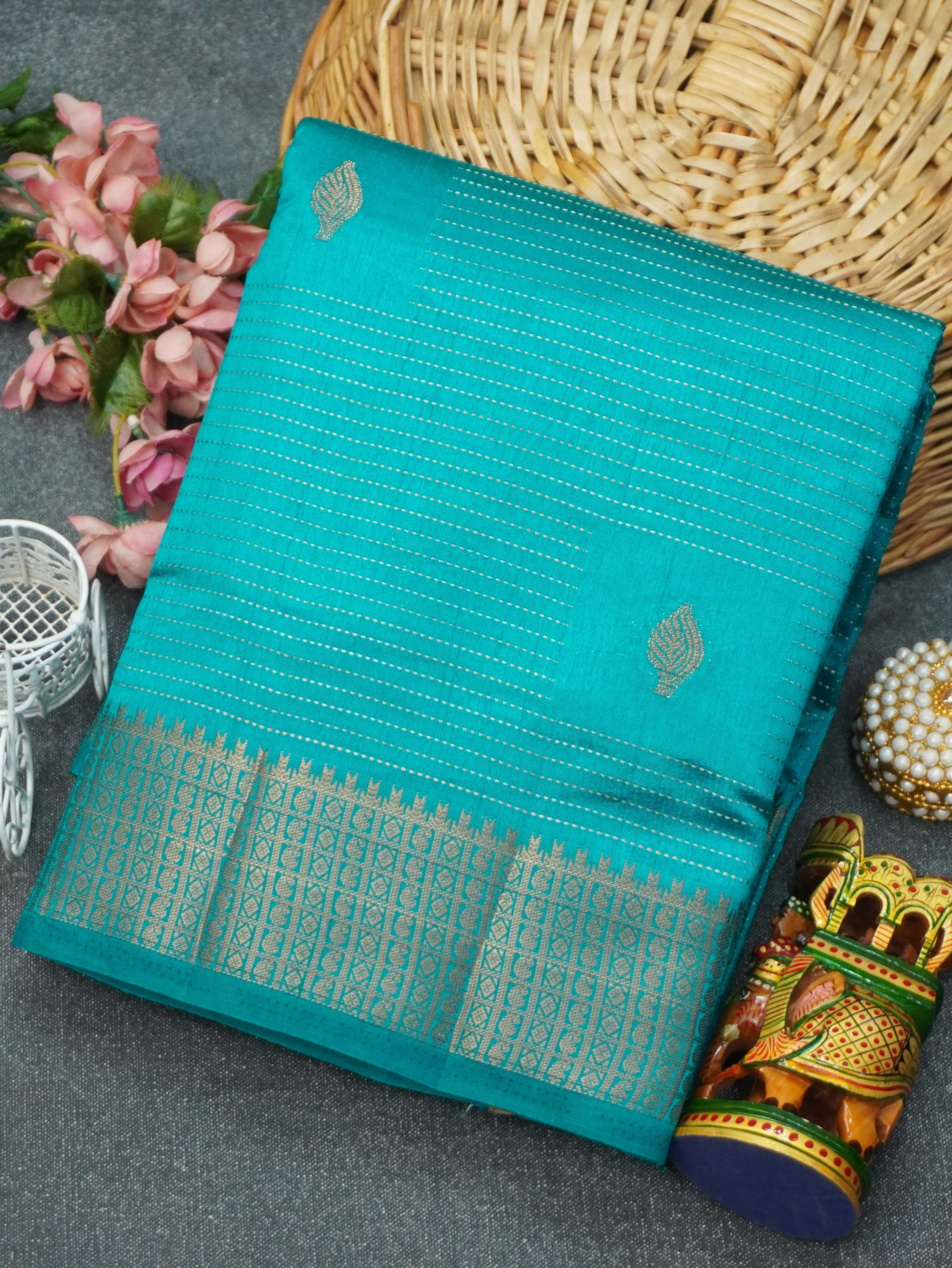 Semi Tussar Silk Saree | TTDS3369