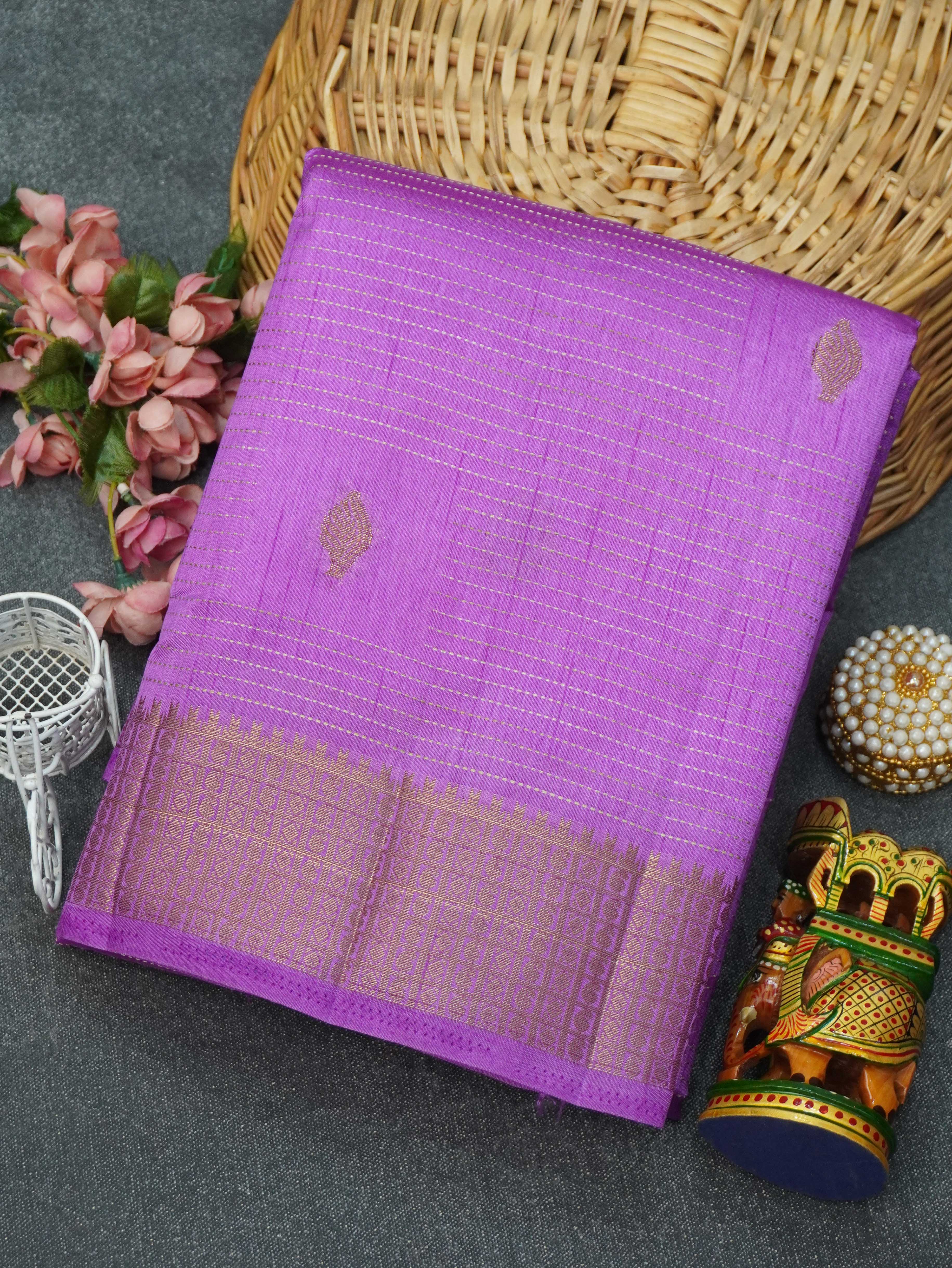 Semi Tussar Silk Saree | TTDS3369