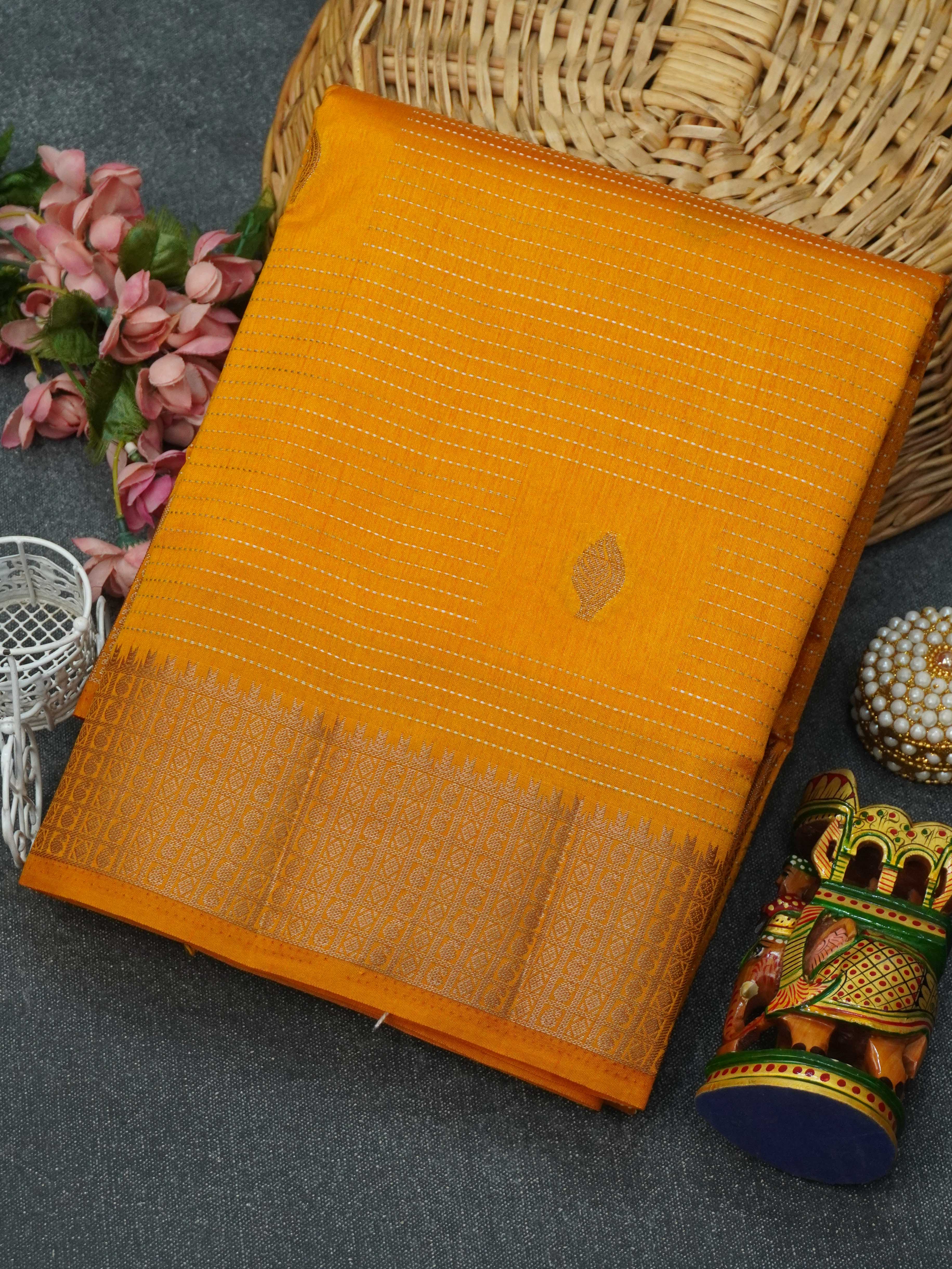 Semi Tussar Silk Saree | TTDS3369