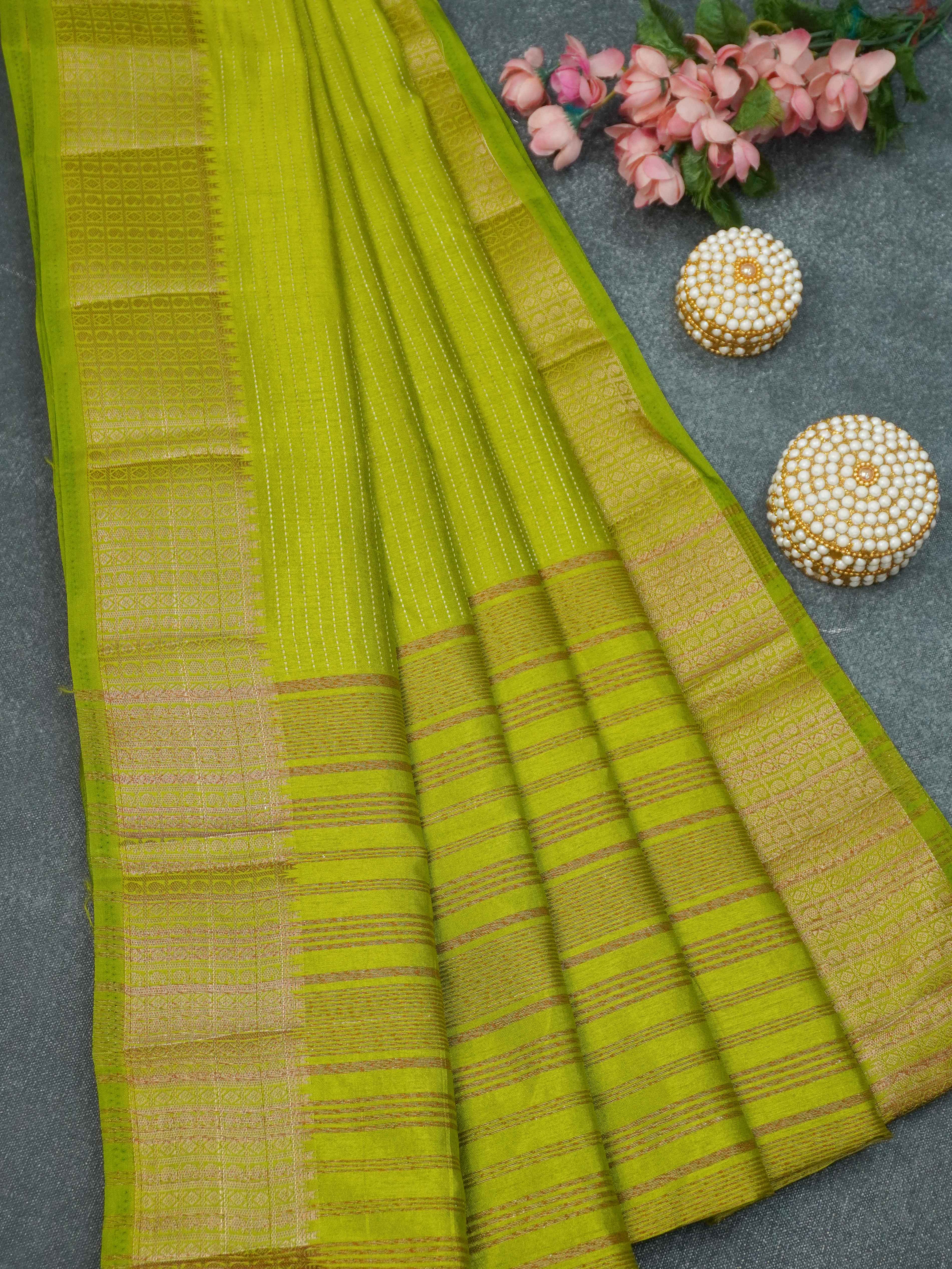Semi Tussar Silk Saree | TTDS3369