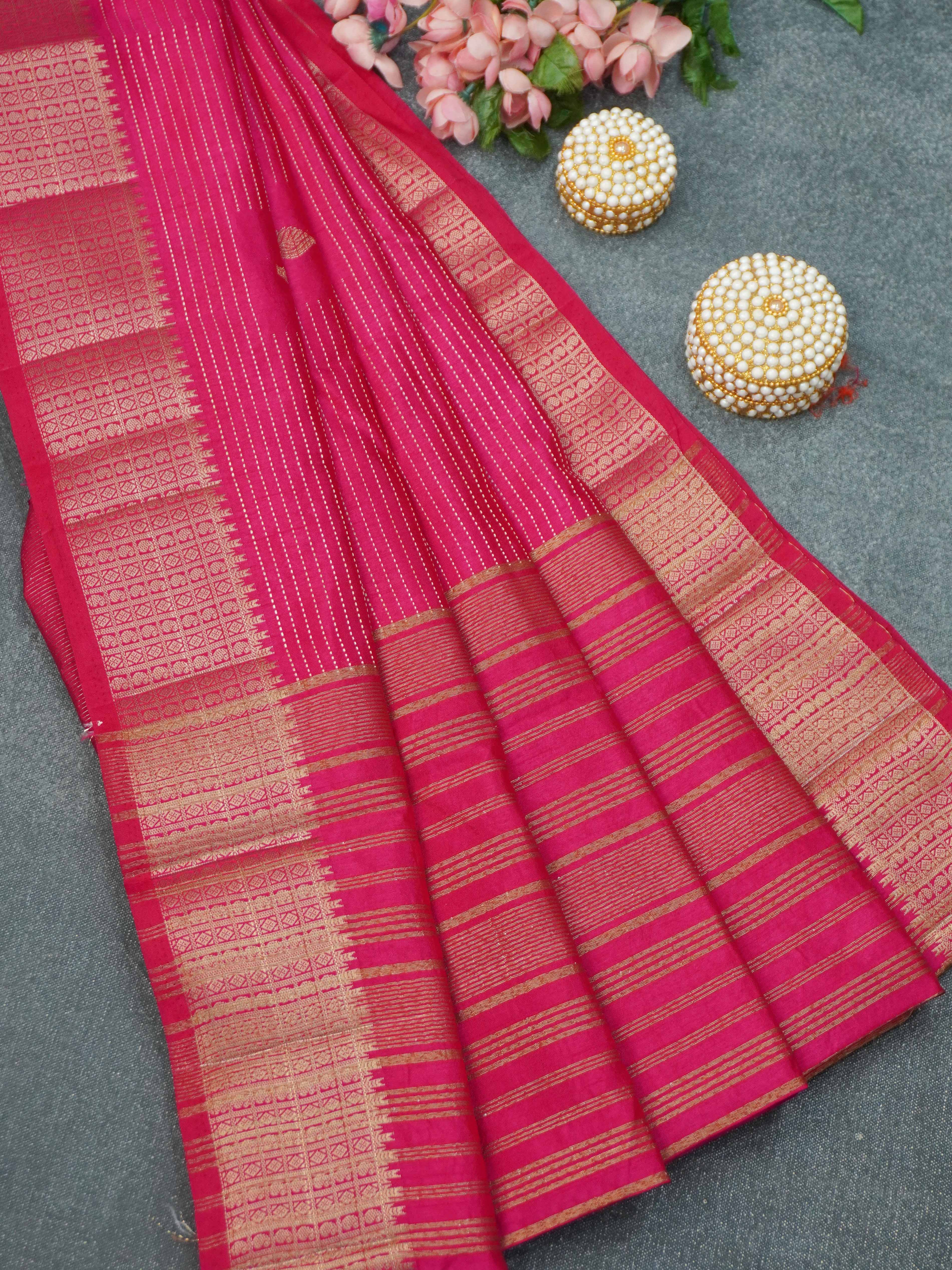 Semi Tussar Silk Saree | TTDS3369