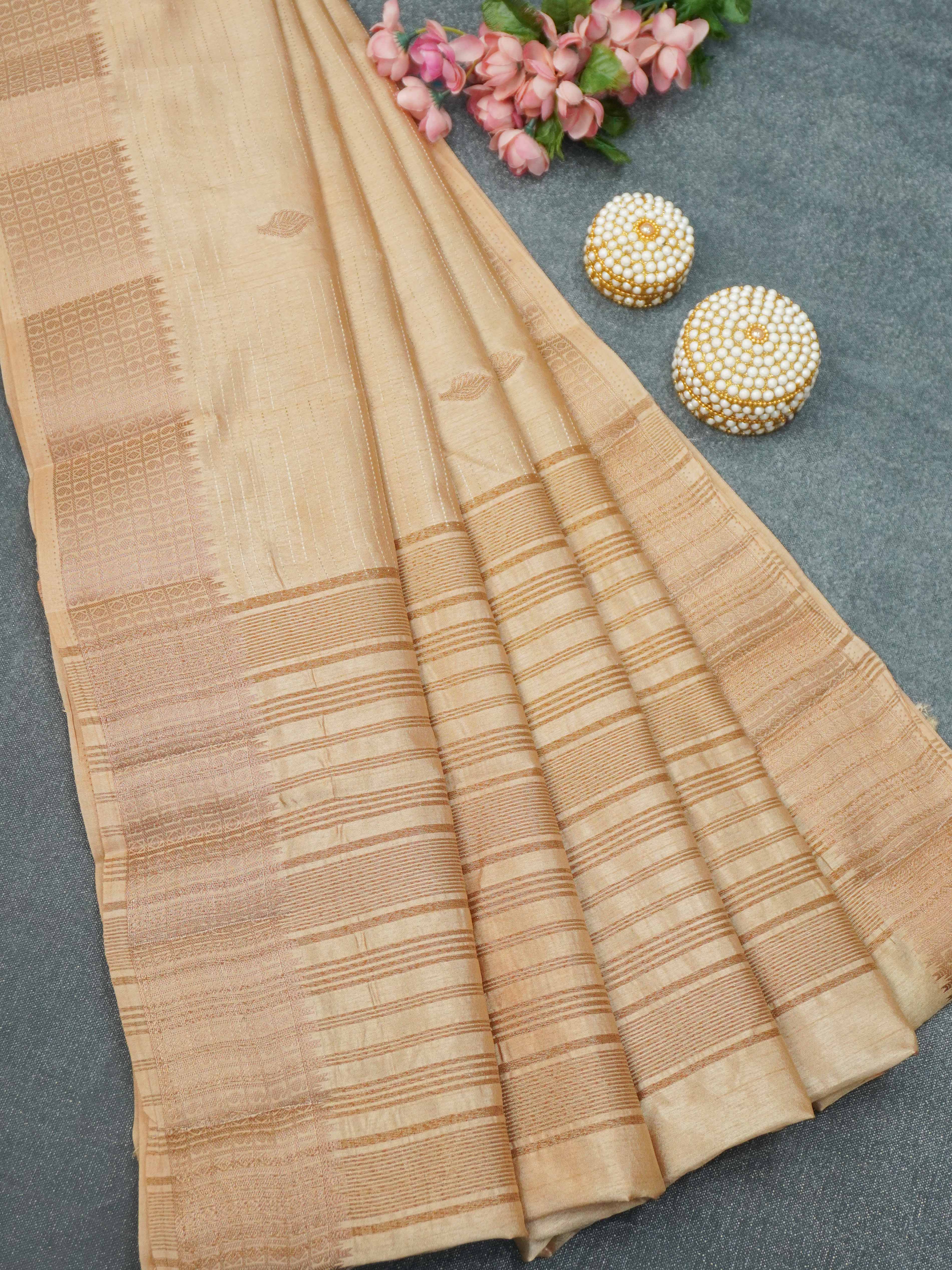 Semi Tussar Silk Saree | TTDS3369