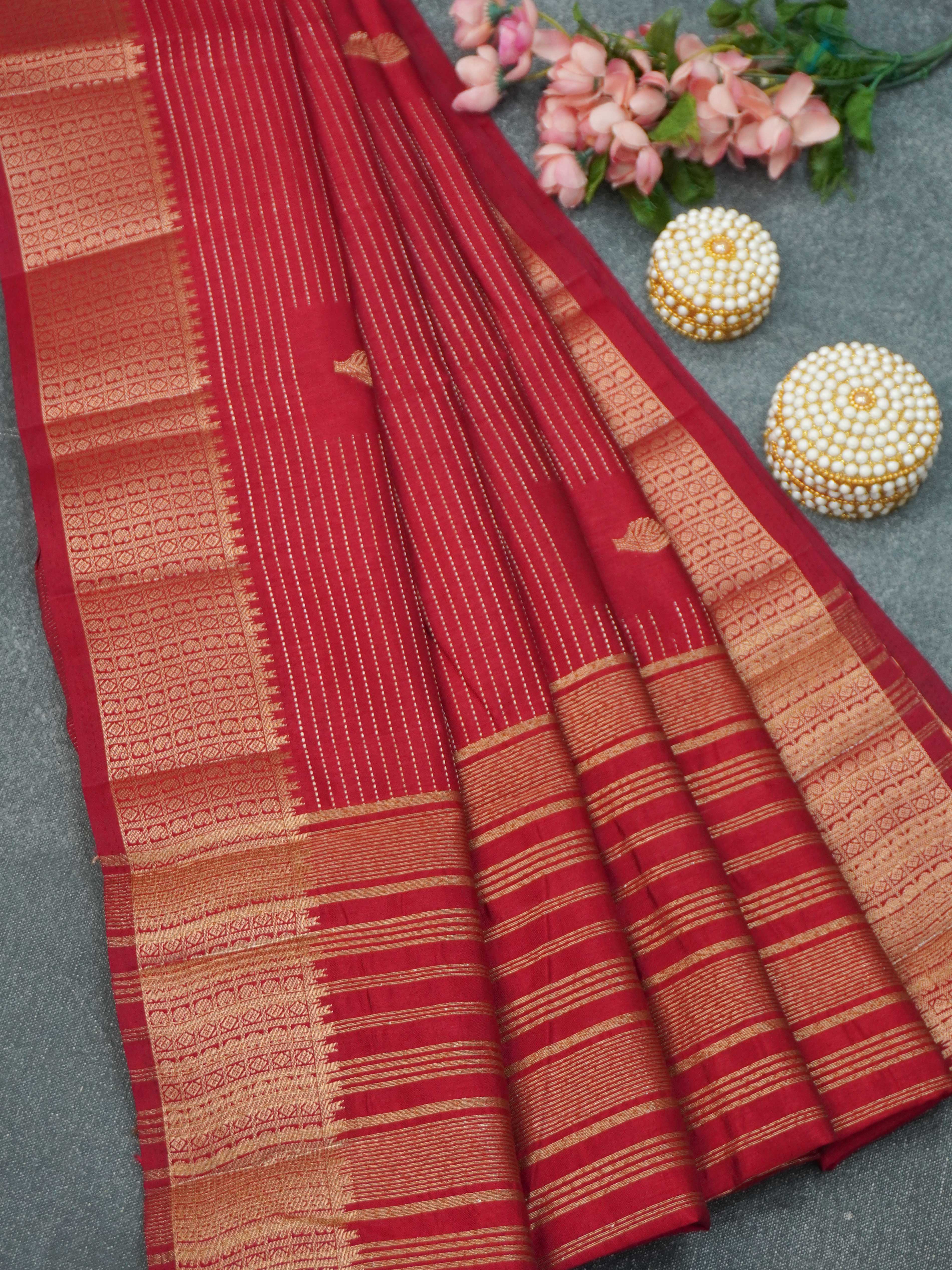 Semi Tussar Silk Saree | TTDS3369
