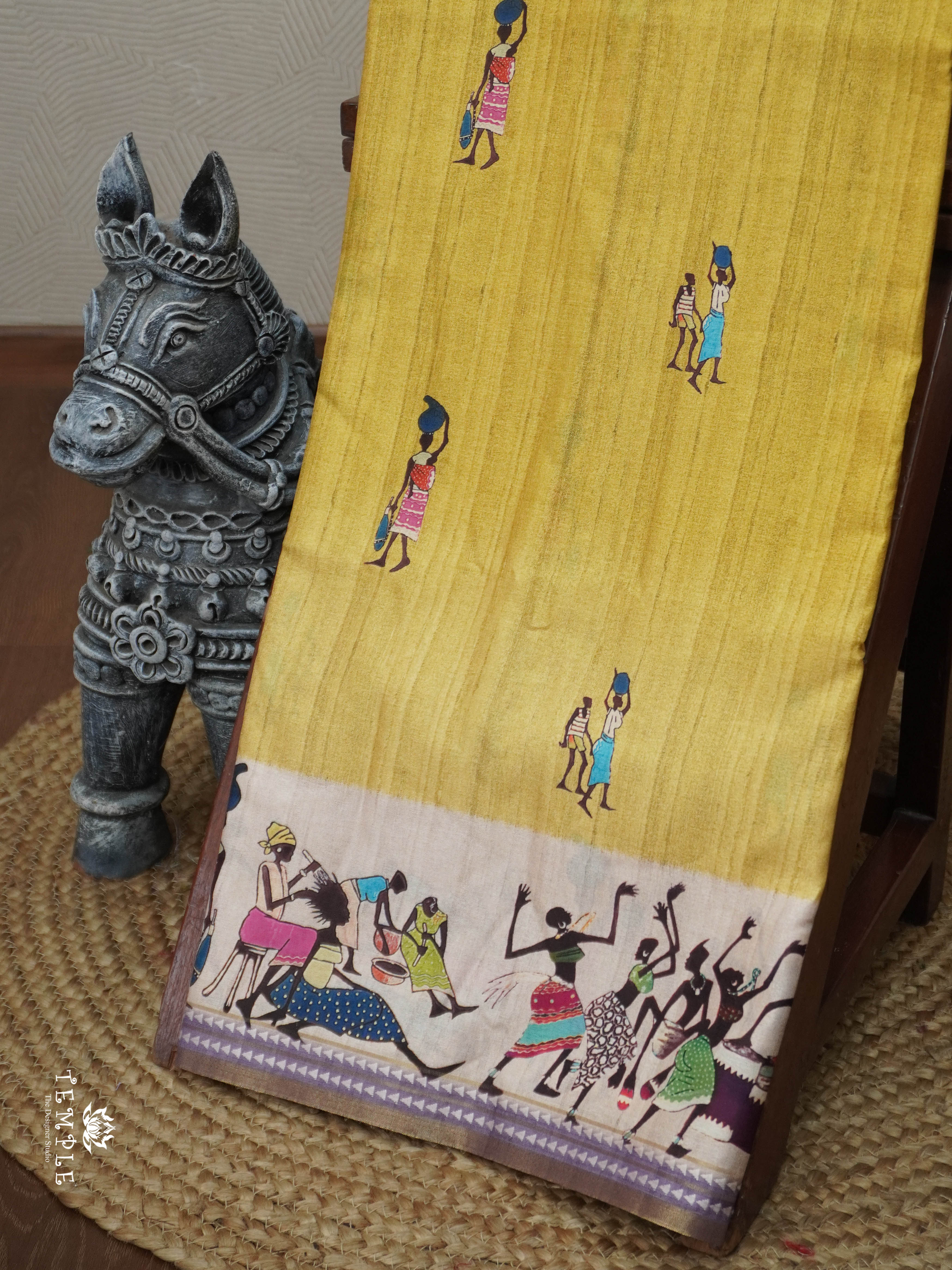 Printed Art Silk Saree | TTDS2940