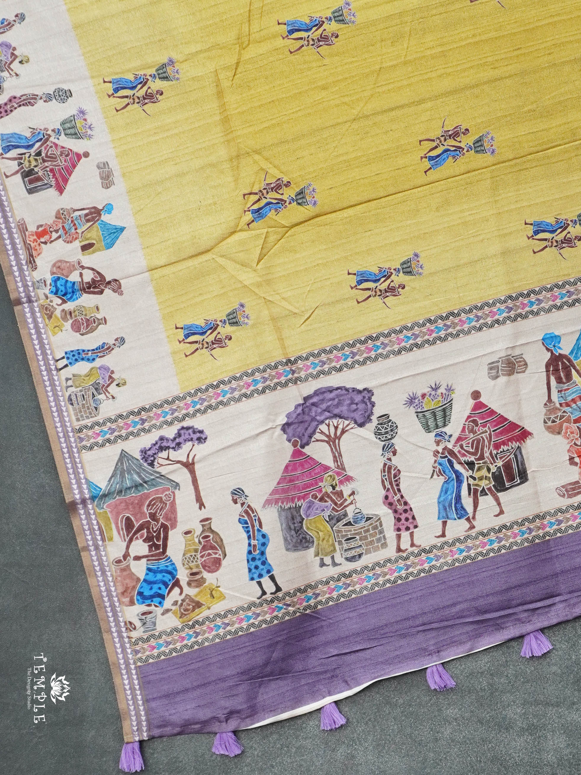 Printed Art Silk Saree | TTDS2939