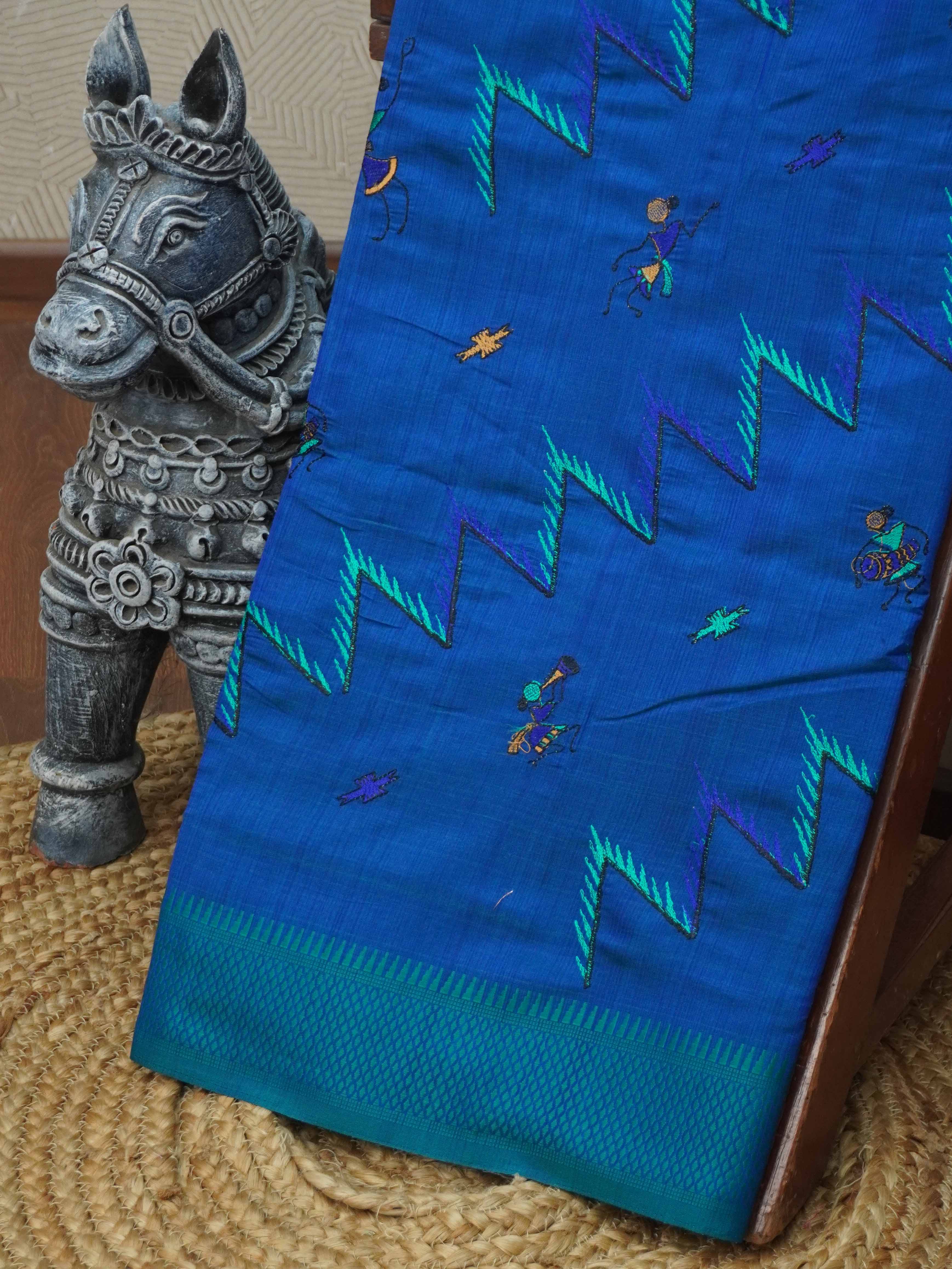 Semi Tussar Silk Saree | TTDS3377