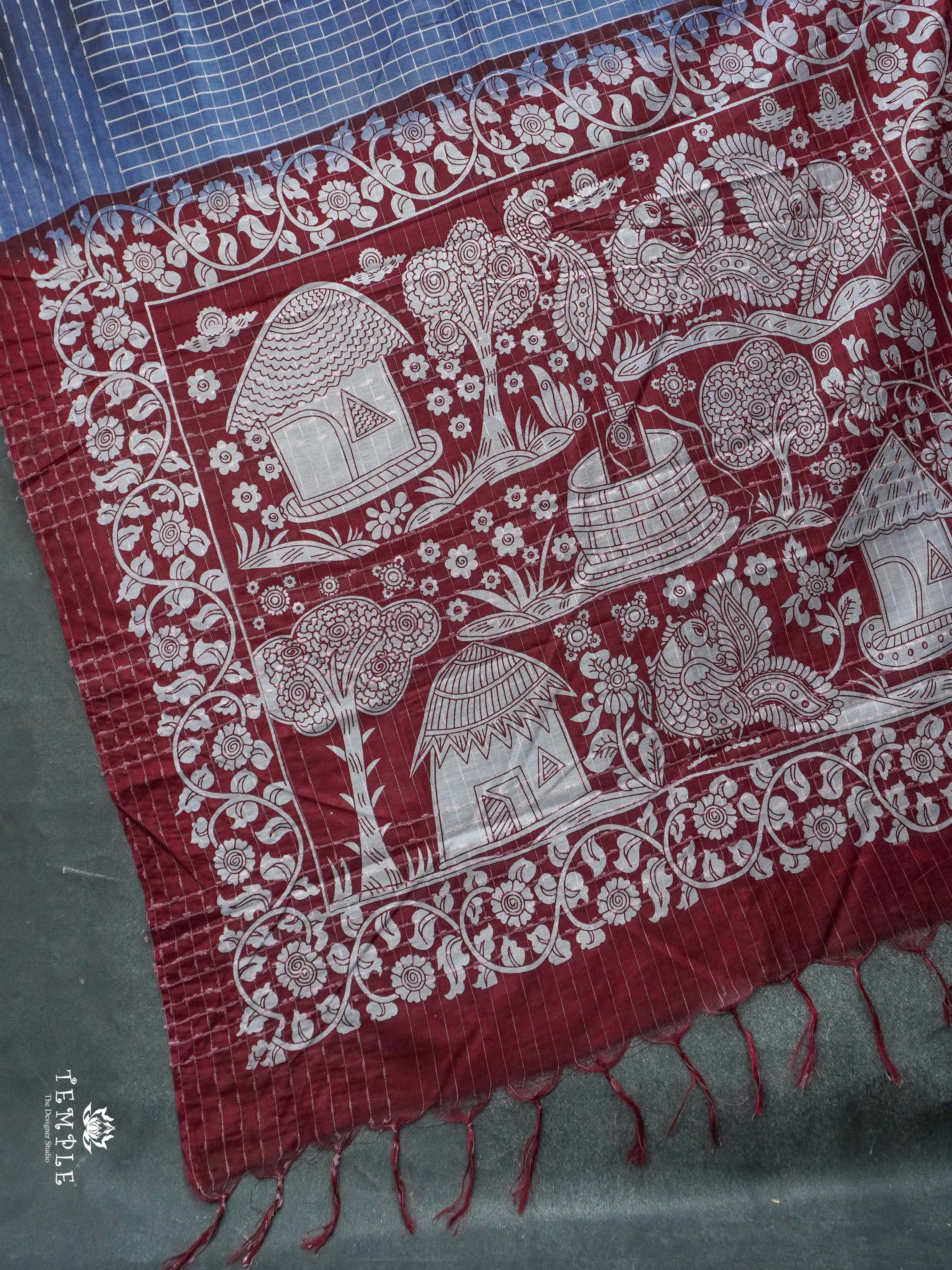 Baswada Cotton Saree - Design 3 | TTDS1993