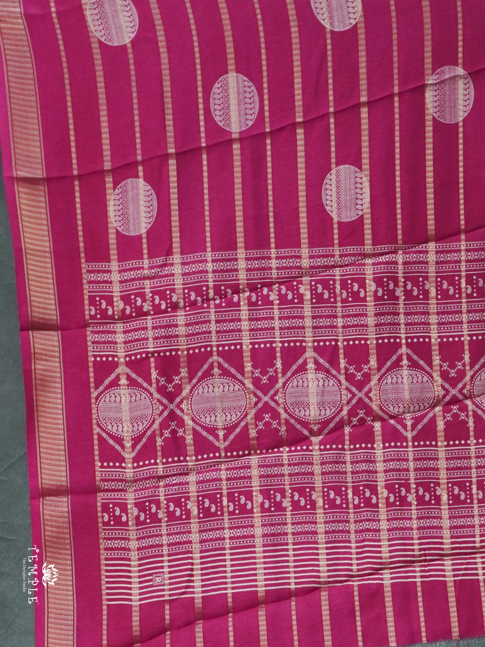 Georgette Saree With Zari Border | TTDS2461