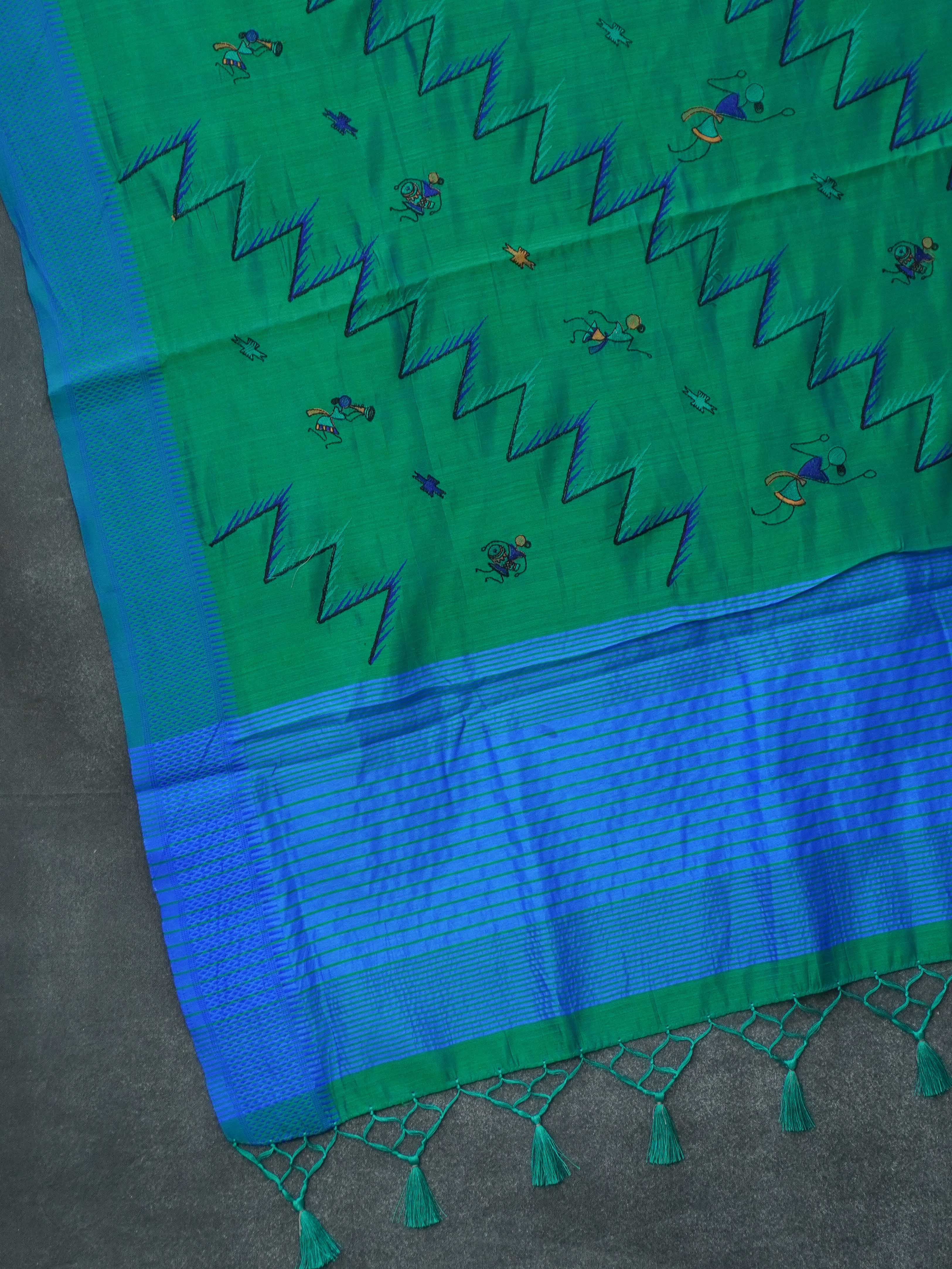 Semi Tussar Silk Saree | TTDS3377