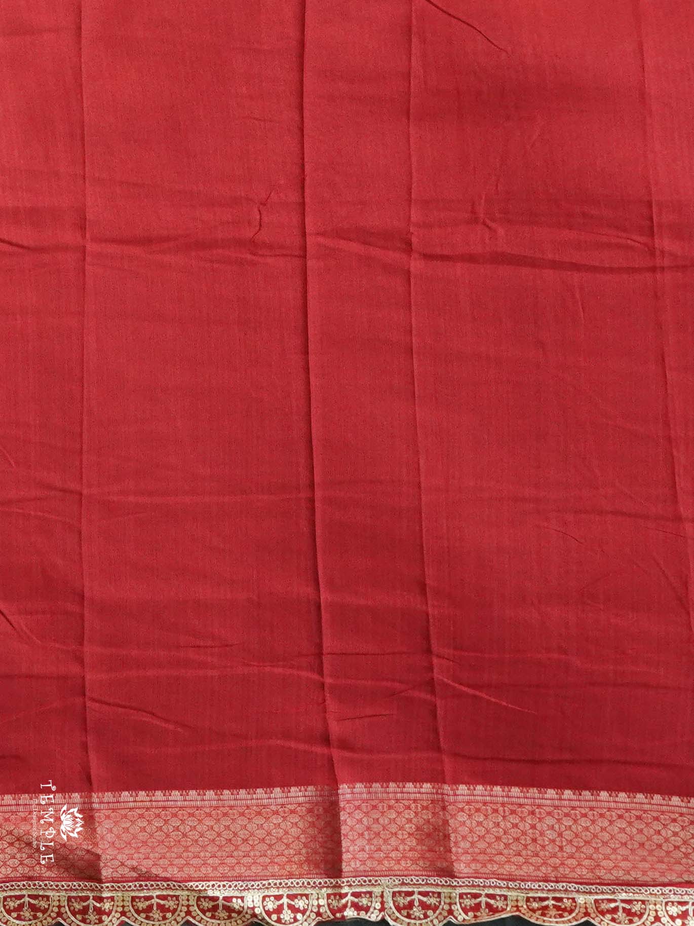 Dola Silk Saree With Scallop Border | TTDS2462