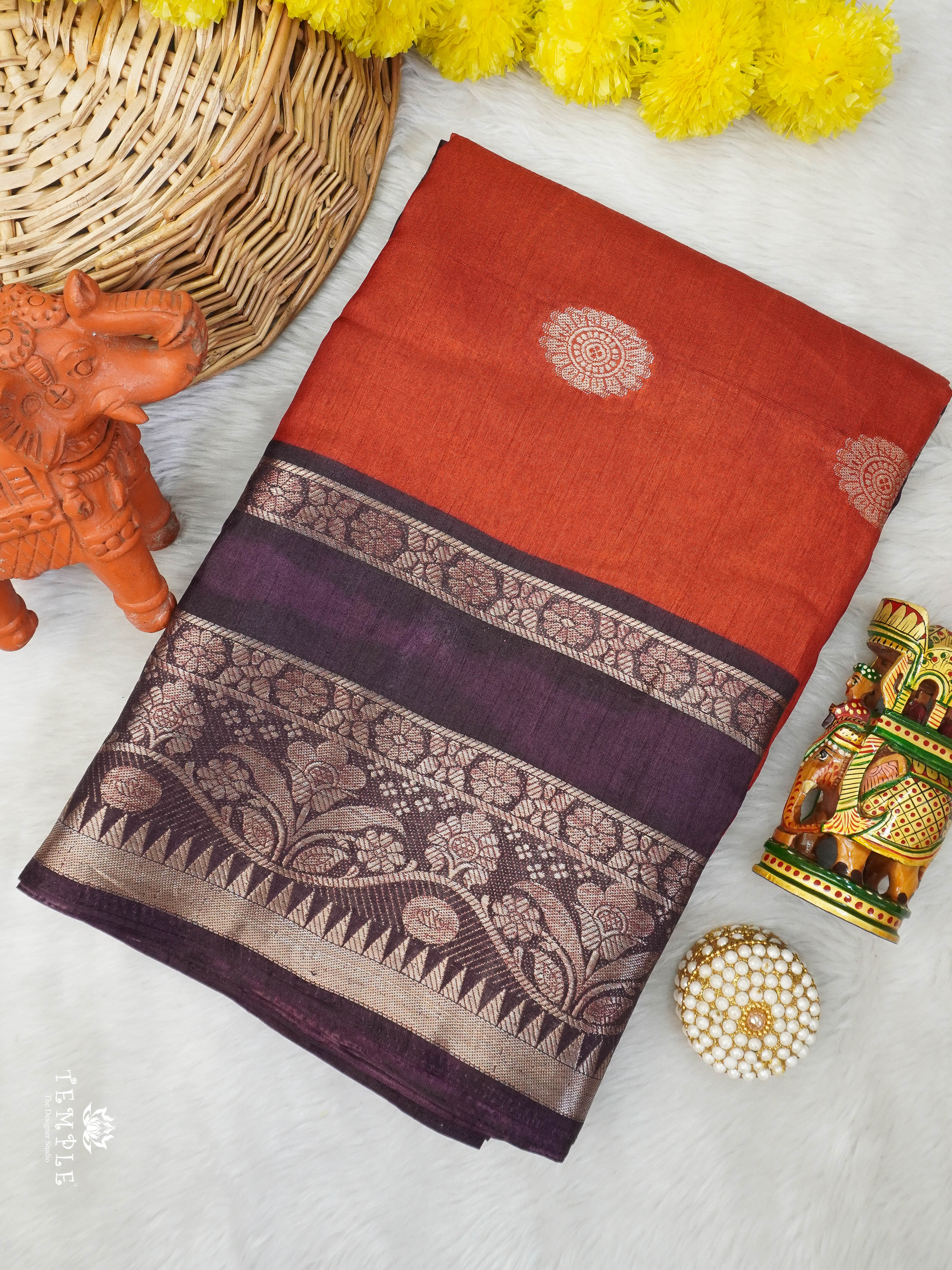 Semi Tussar Silk Saree | TTDS2947