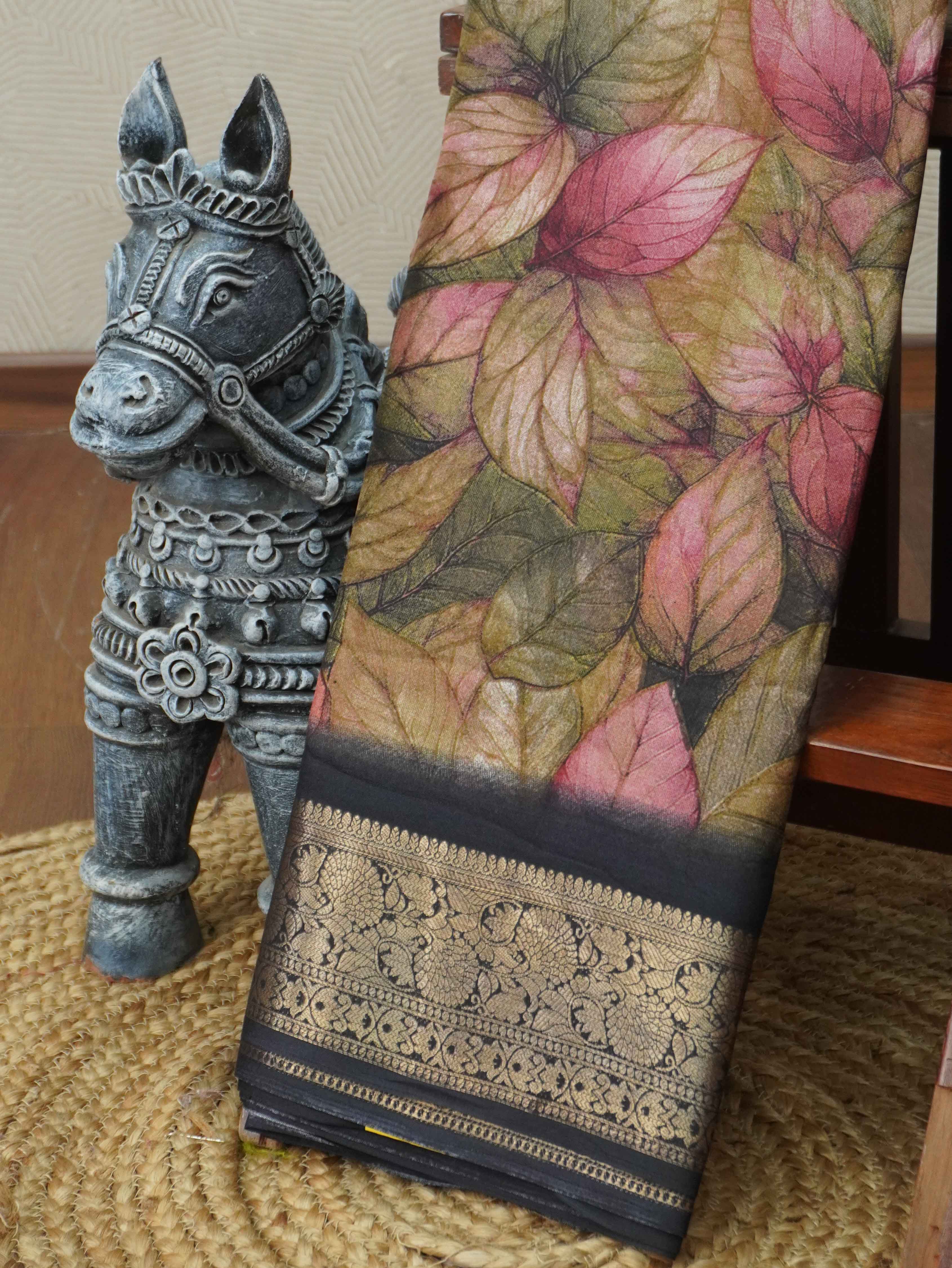 Printed Dola Saree | TTDS3378
