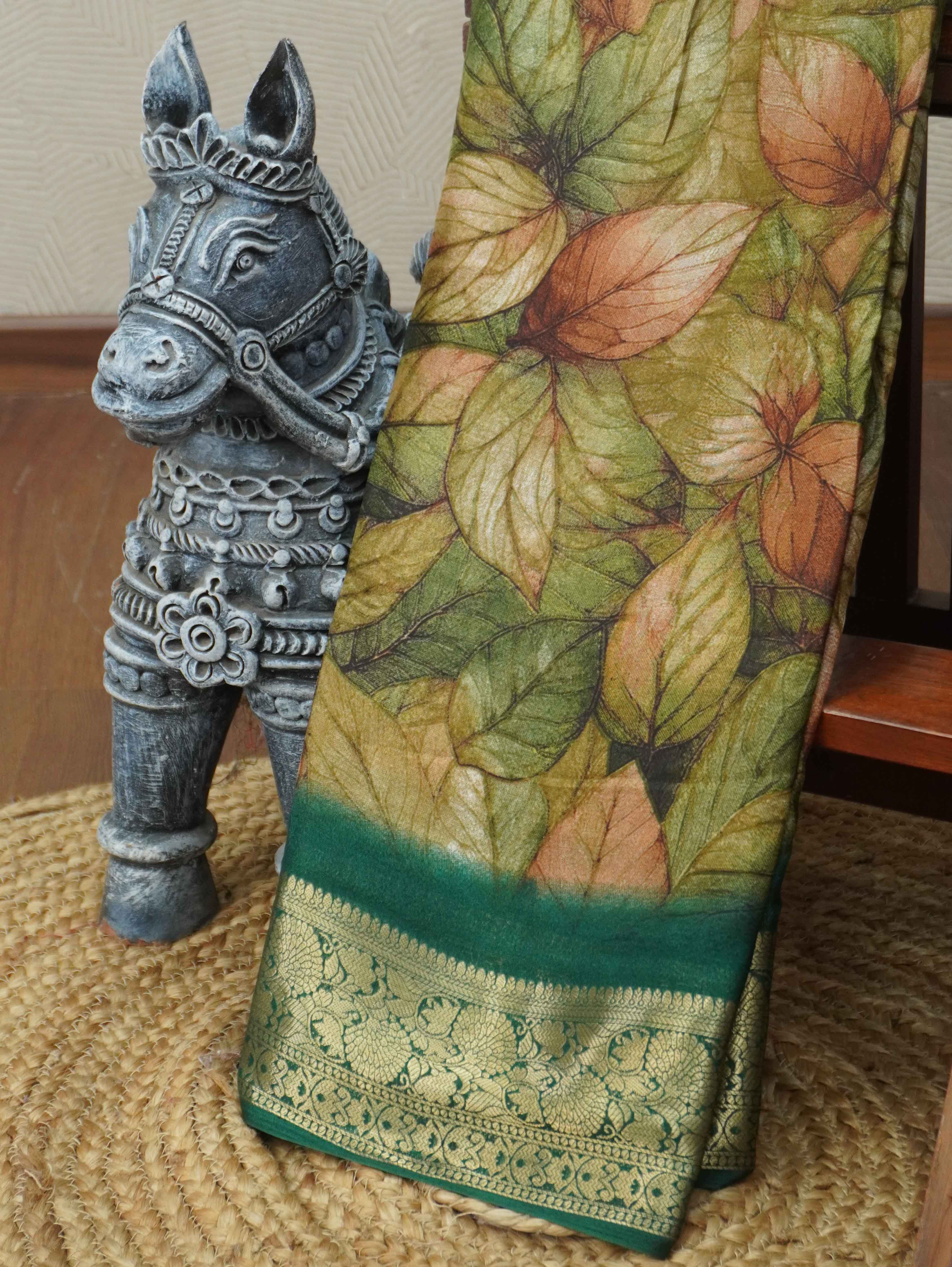 Printed Dola Saree | TTDS3378
