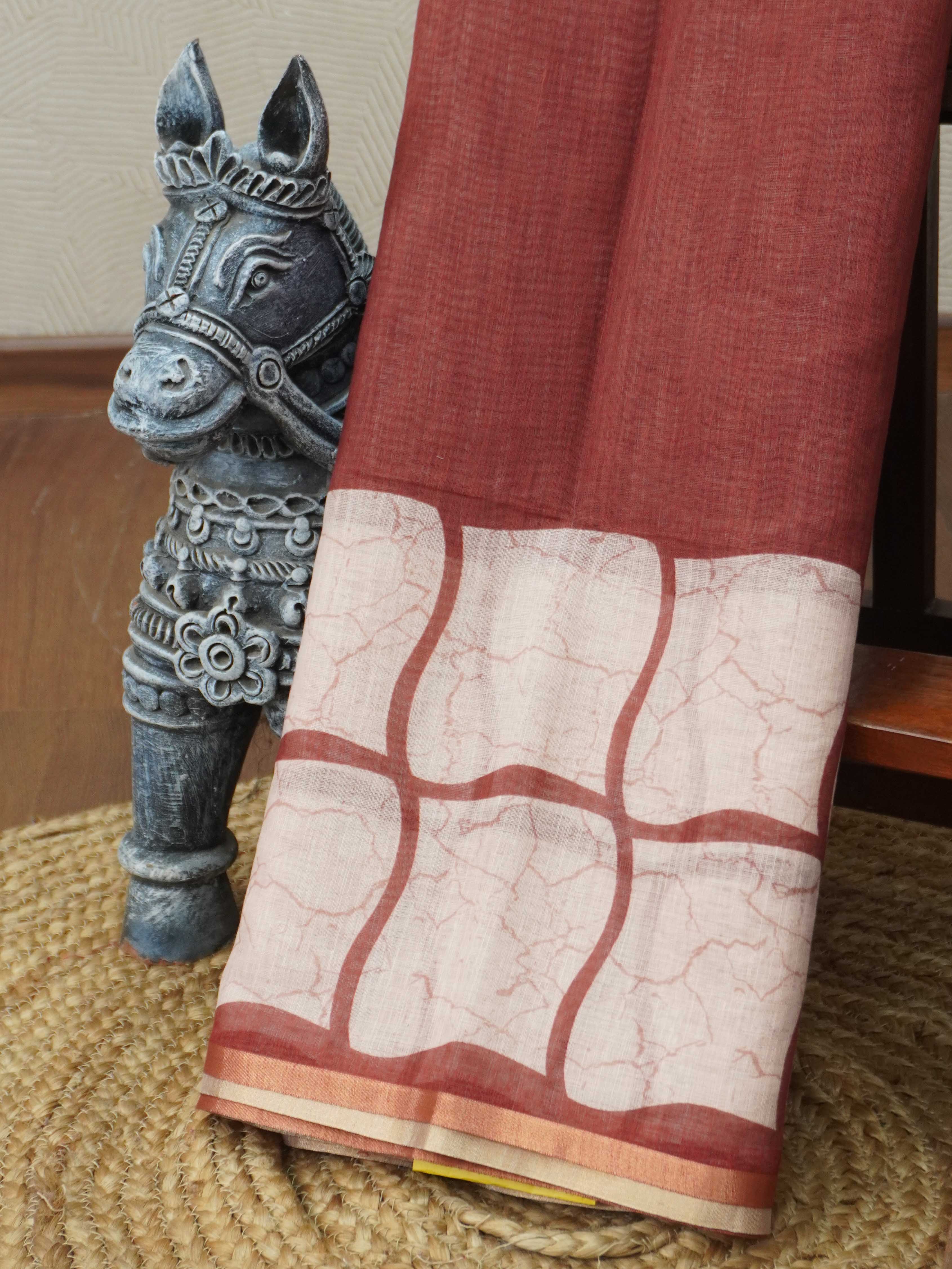 Chanderi Silk Saree | TTDS3381