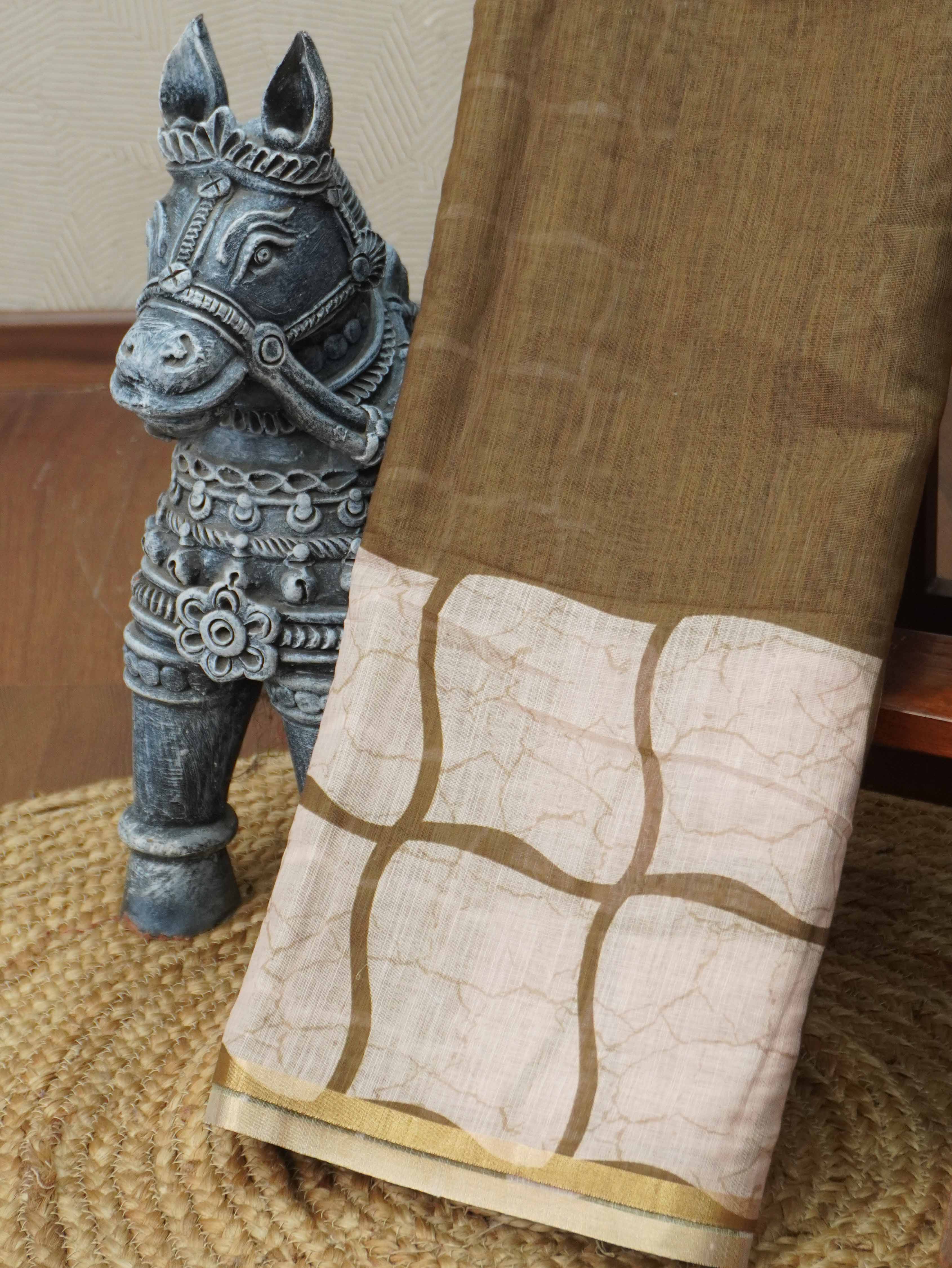Chanderi Silk Saree | TTDS3381