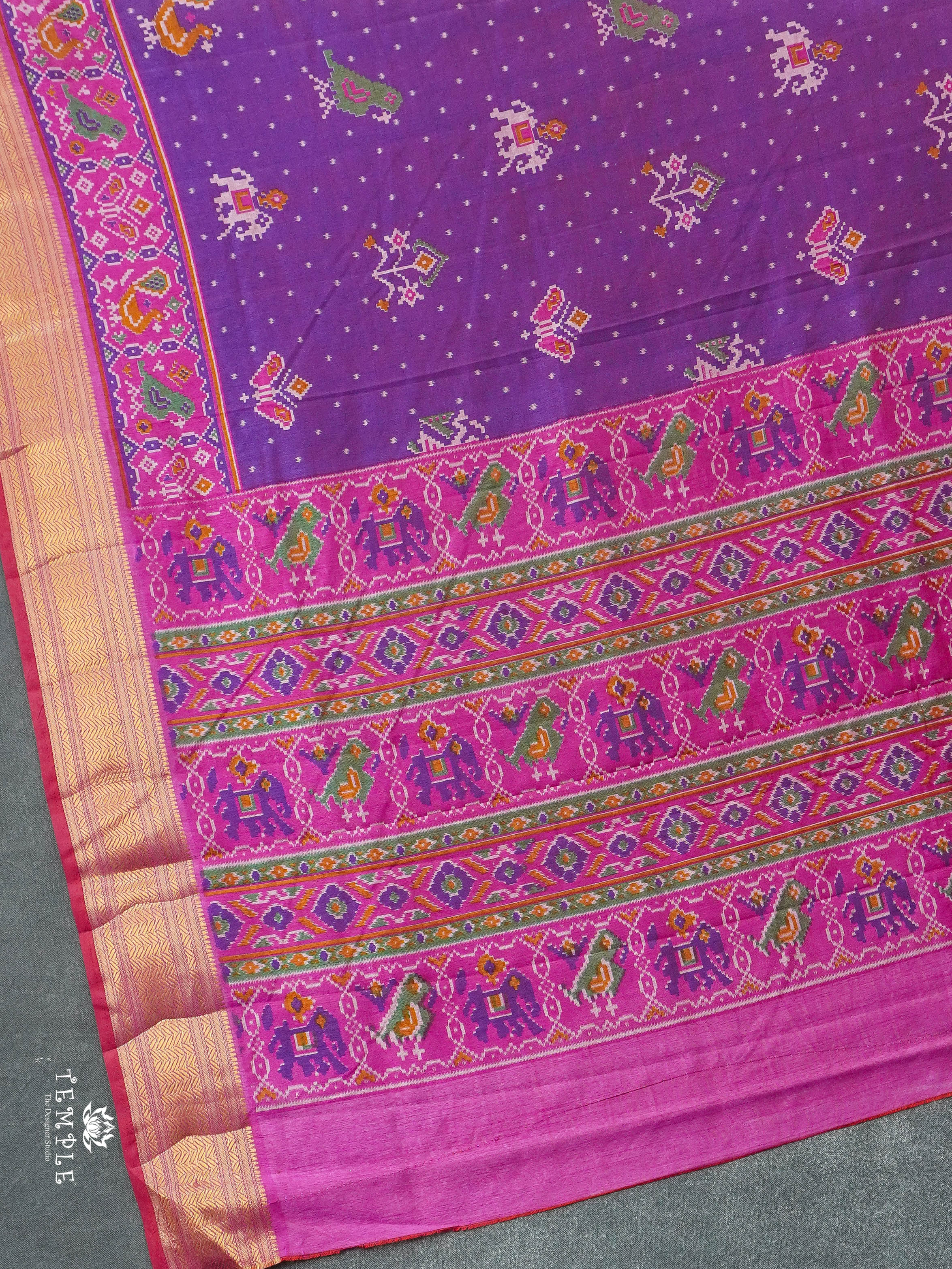 Printed Art Silk Saree | TTDS2953