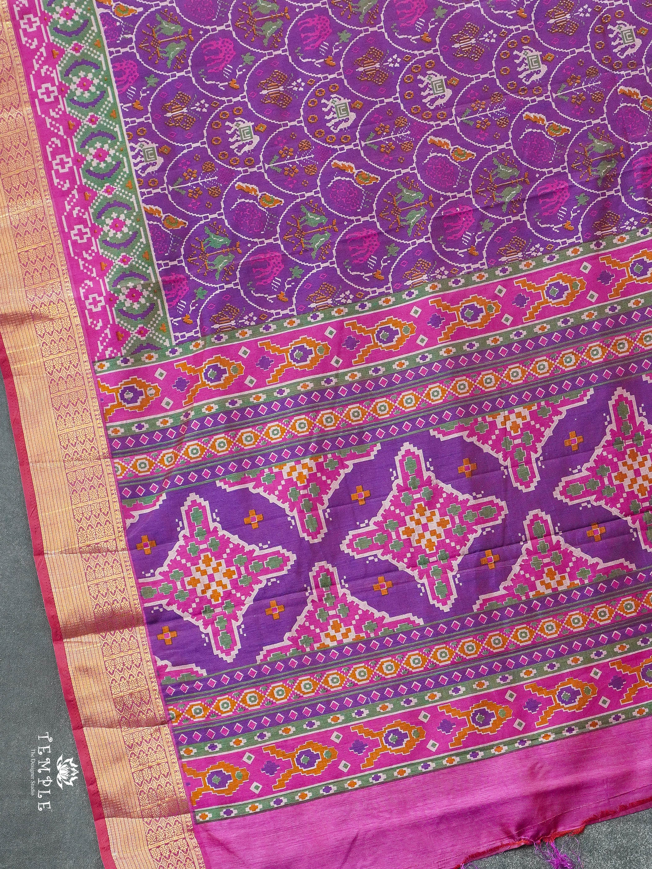 Printed Art Silk Saree | TTDS2953