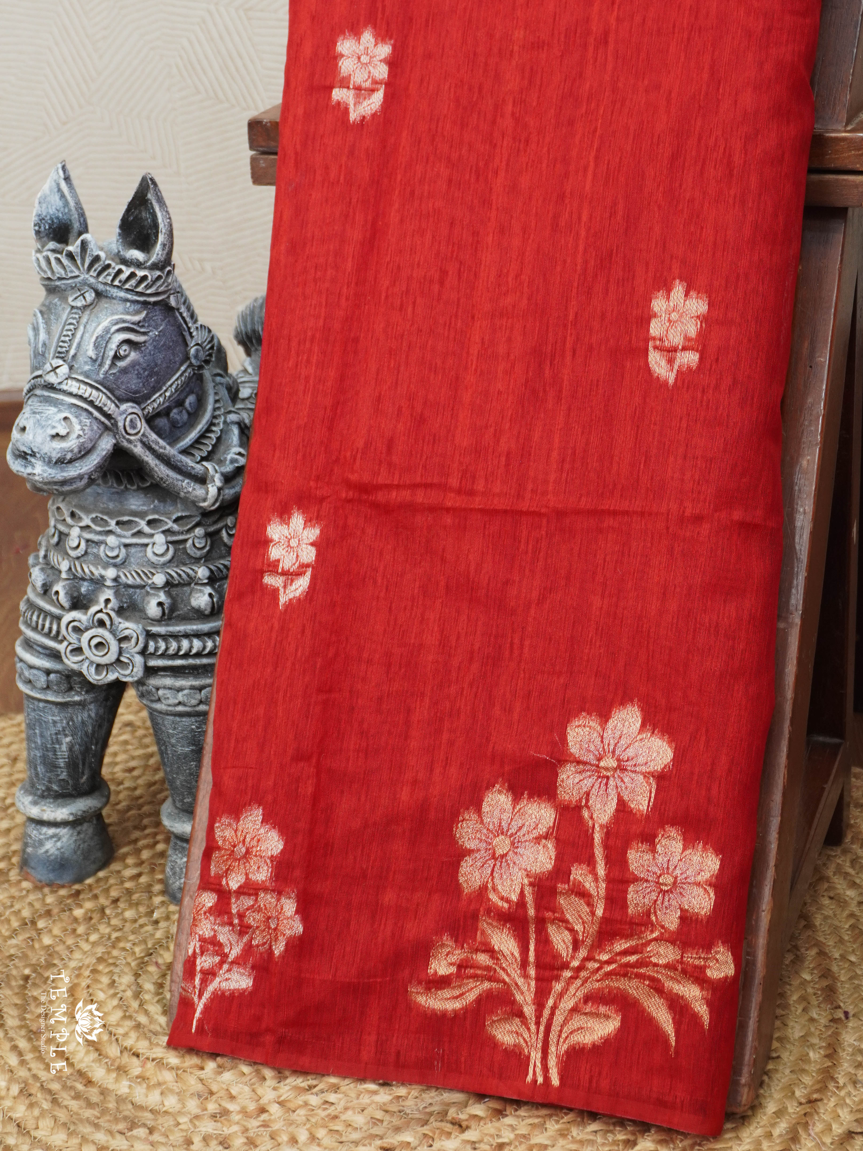 Linen Silk Saree | TTDS2950