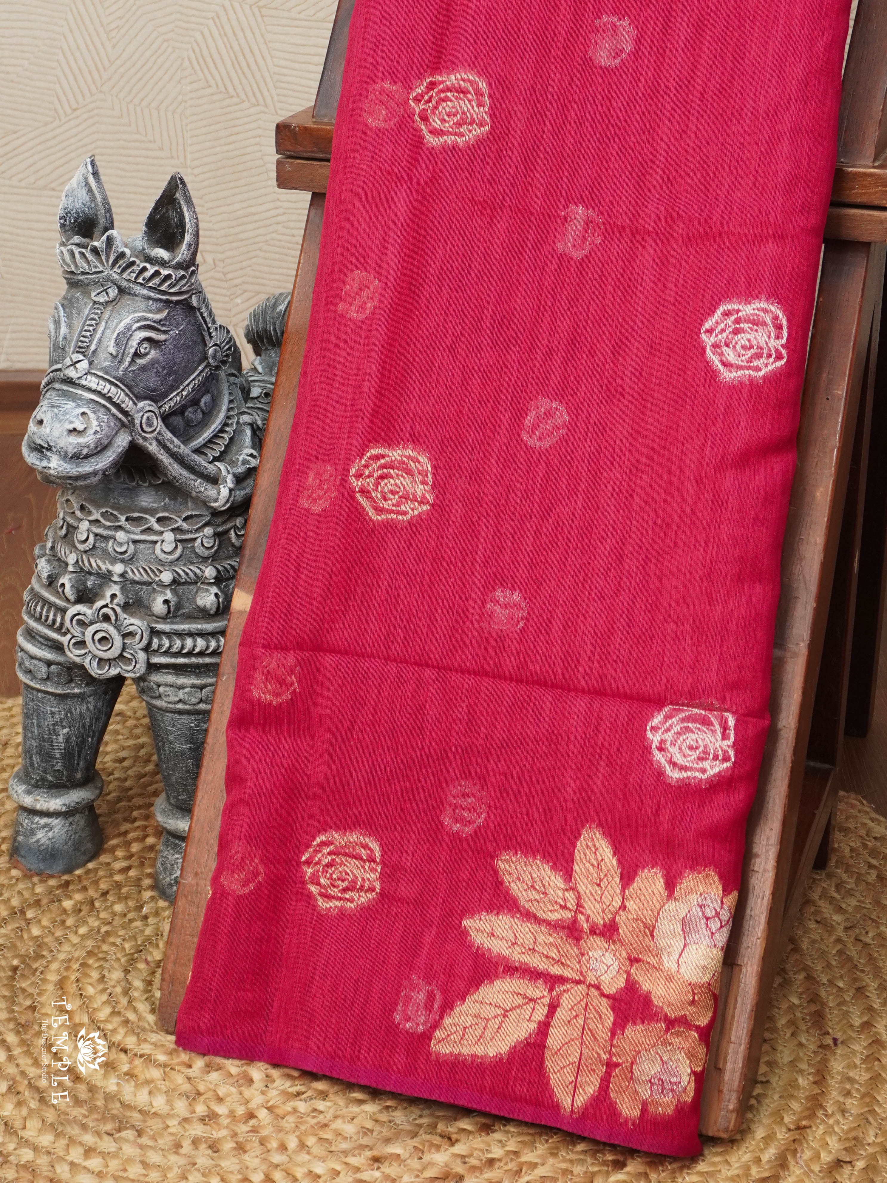 Linen Silk Saree | TTDS2958