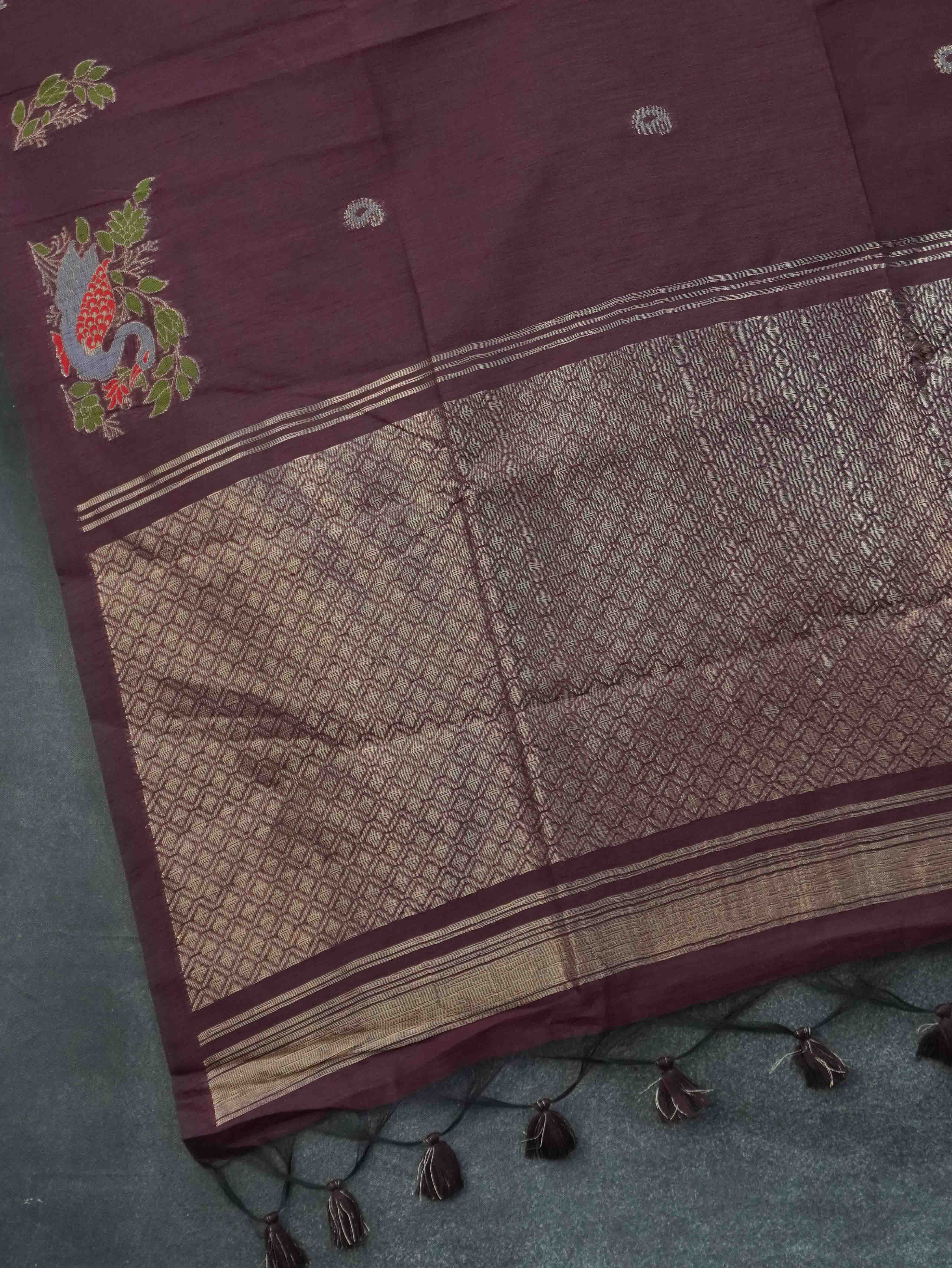 Raw Silk Saree | TTDS3380