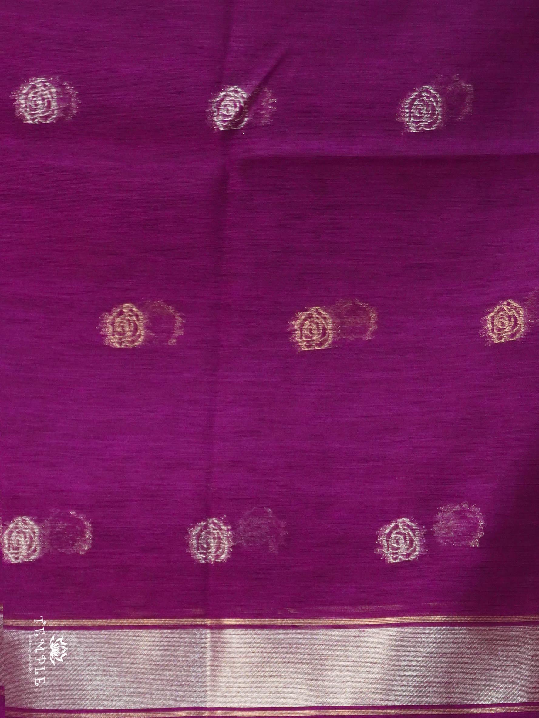 Linen Silk Saree | TTDS2958