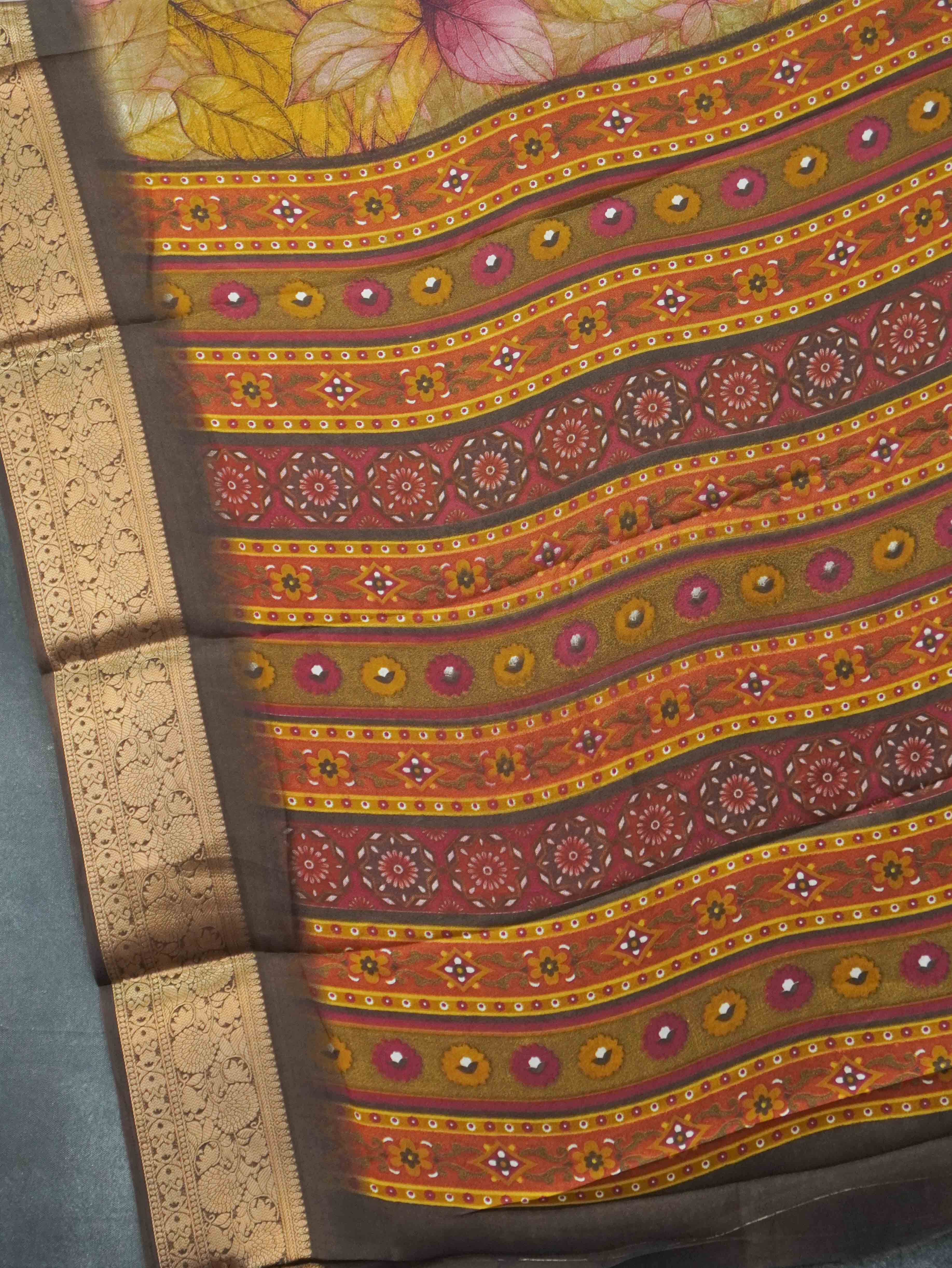 Printed Dola Saree | TTDS3378