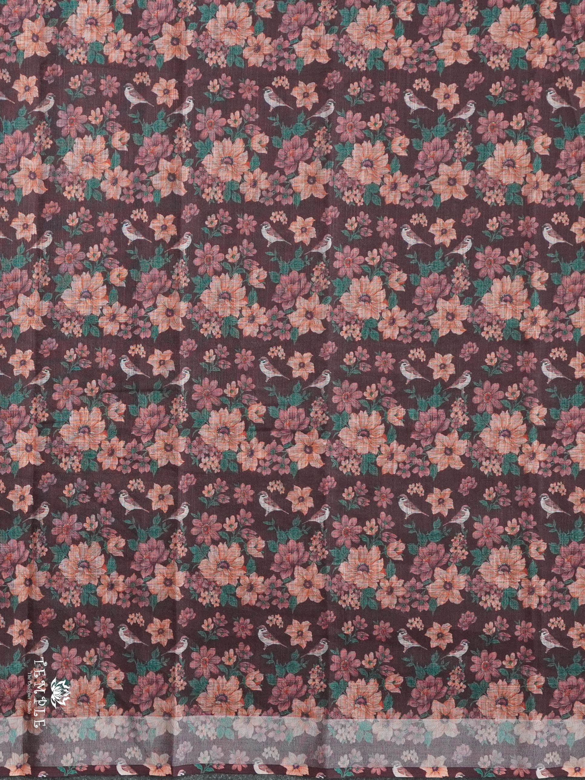 Linen Cotton Saree | TTDS2949