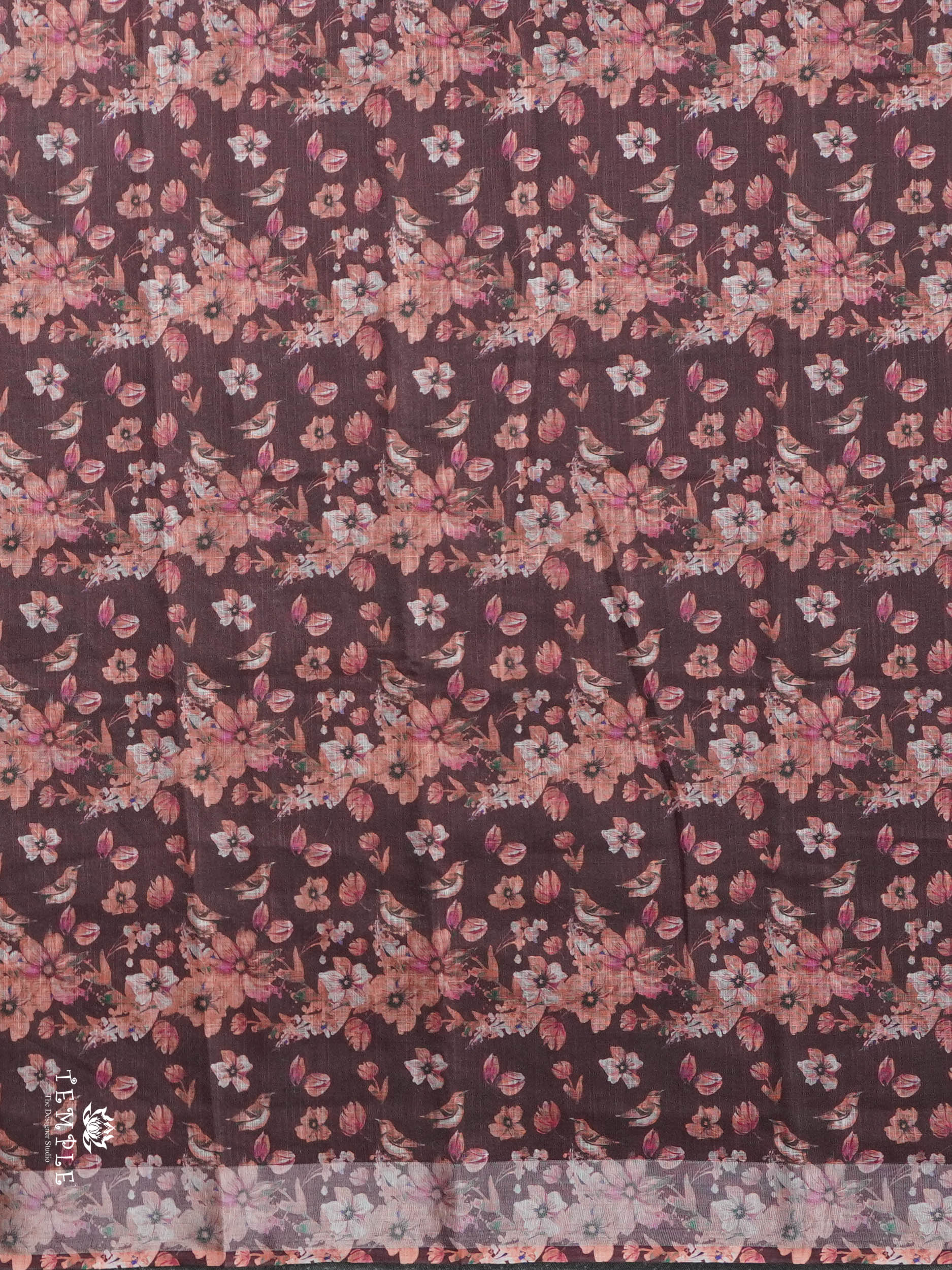 Linen Cotton Saree | TTDS2949