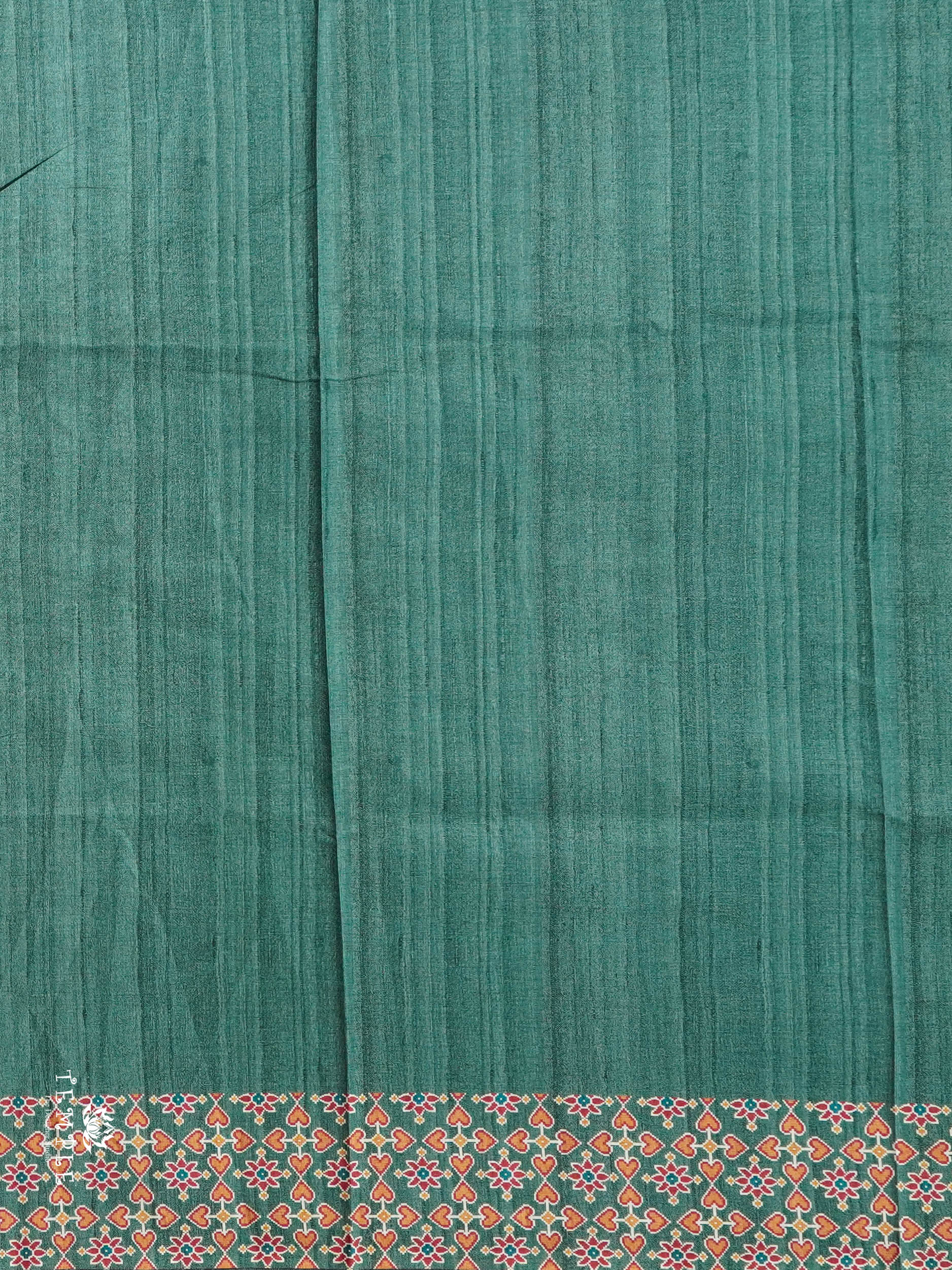 Printed Tussar Silk Saree | TTDS2956