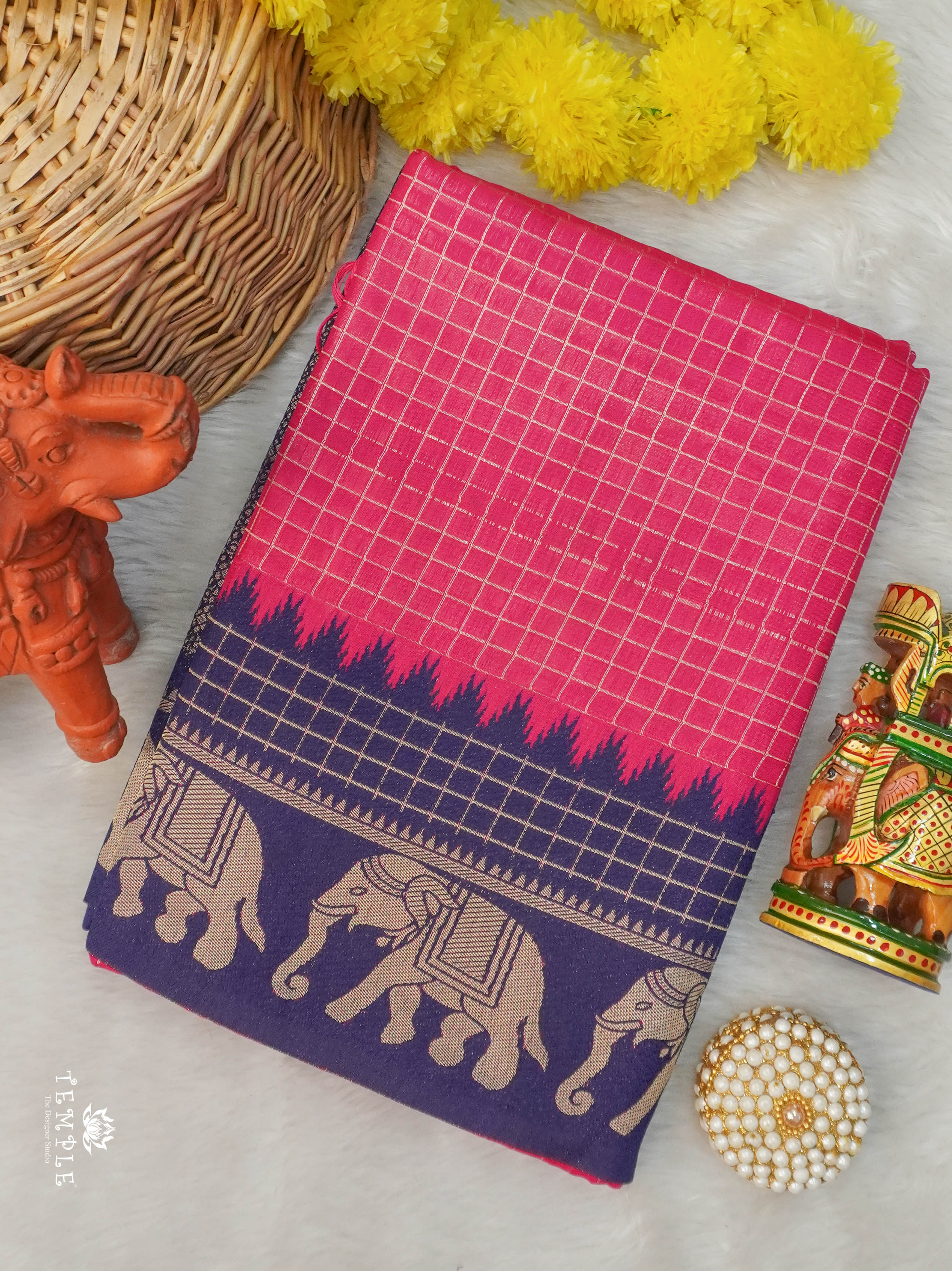 Semi Silk Saree | TTDS2960