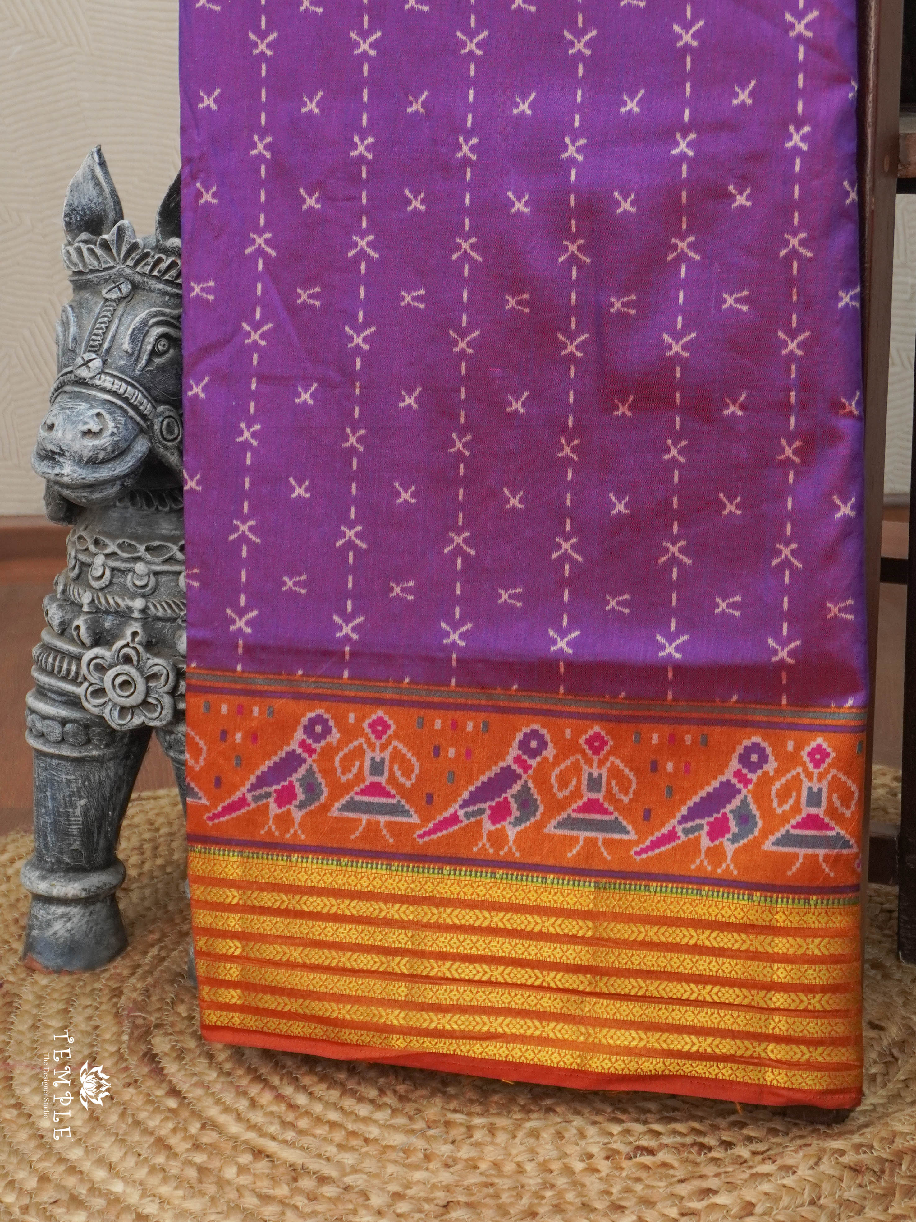 Printed Art Silk Saree | TTDS2953