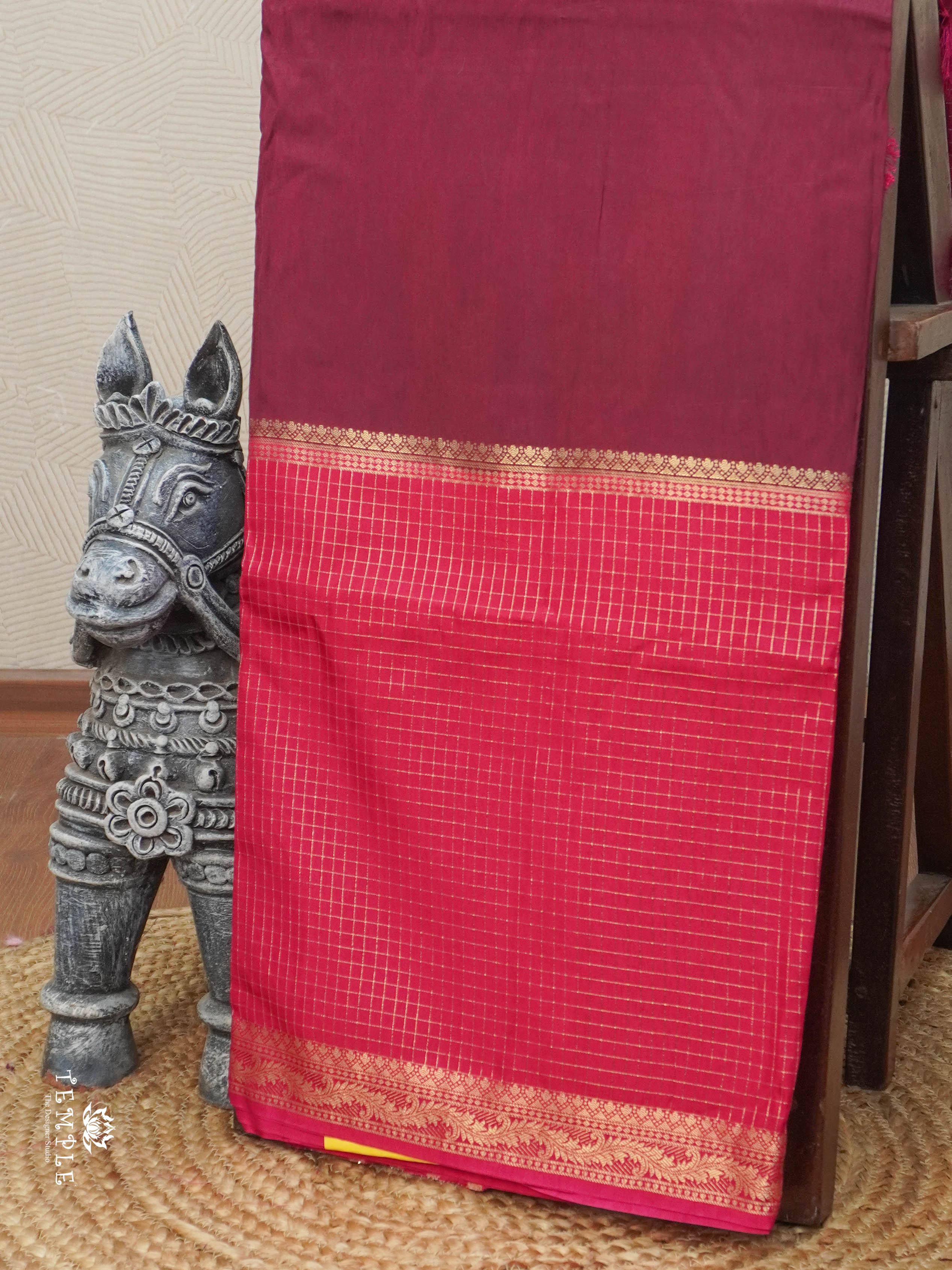Semi Mysore Silk Saree | TTDS2954