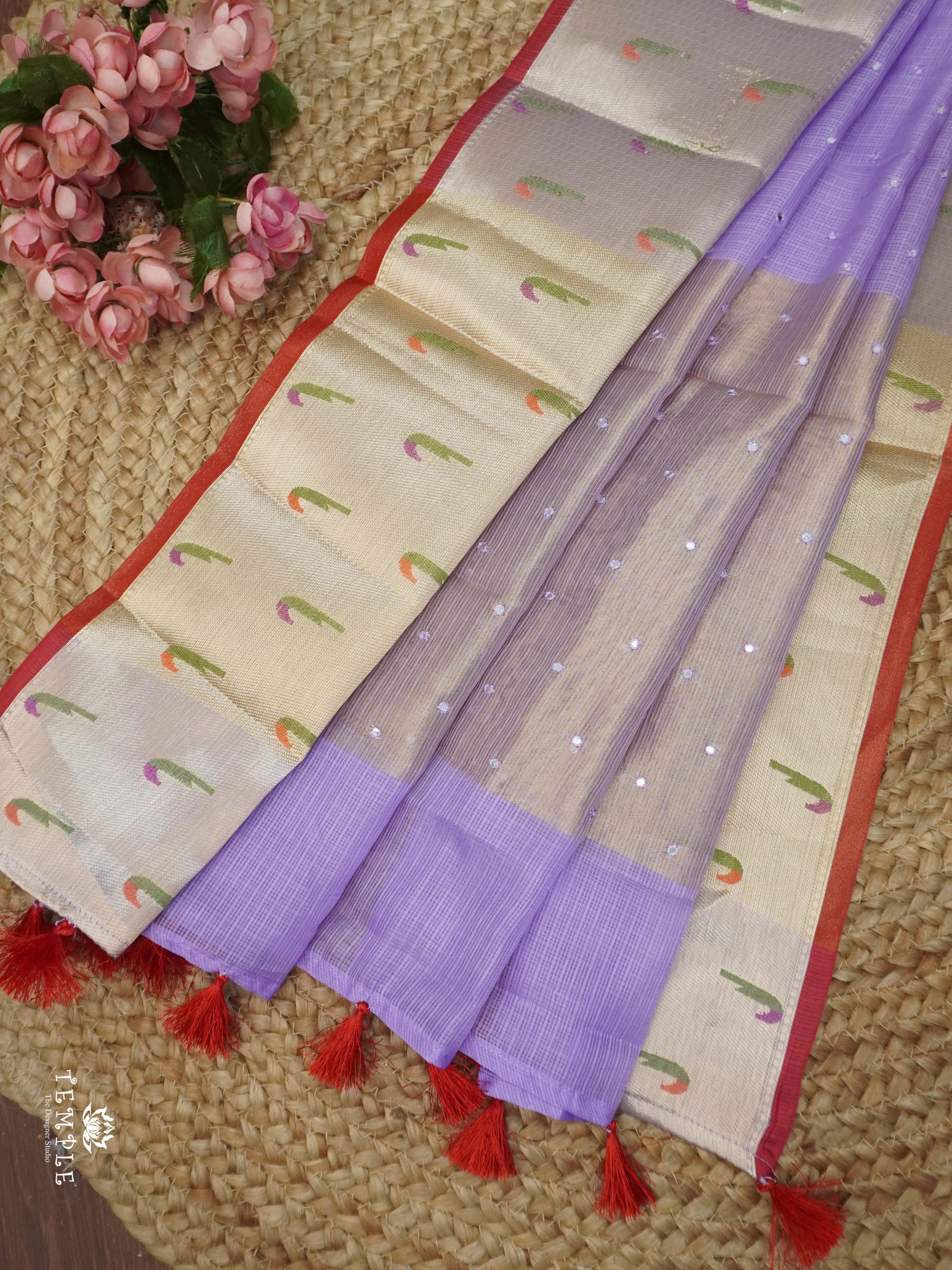 Zari Kota & Mirror Work Saree | TTDS2016