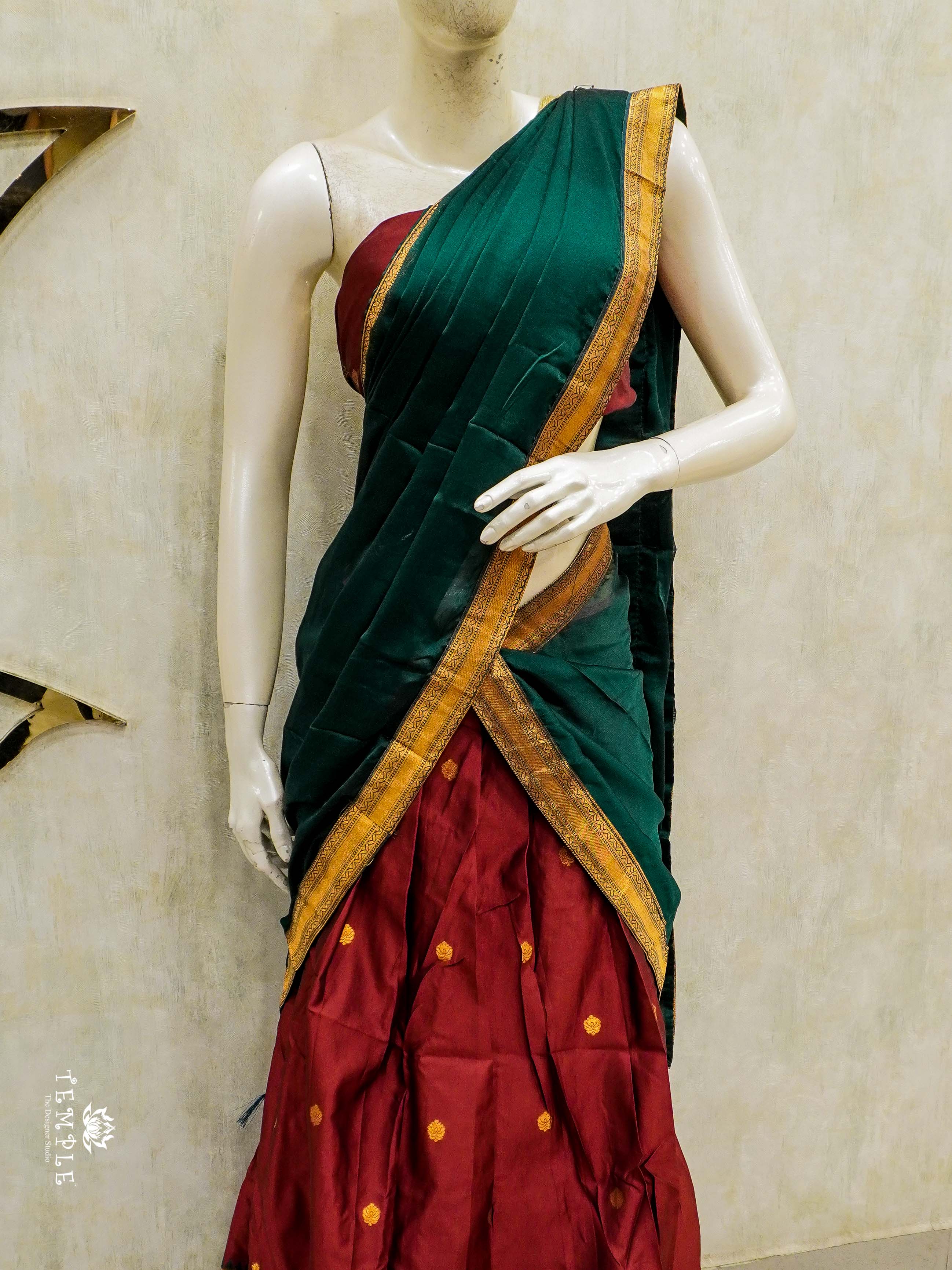 Pattu Pavadai With Dhavani Set | TTDS2482