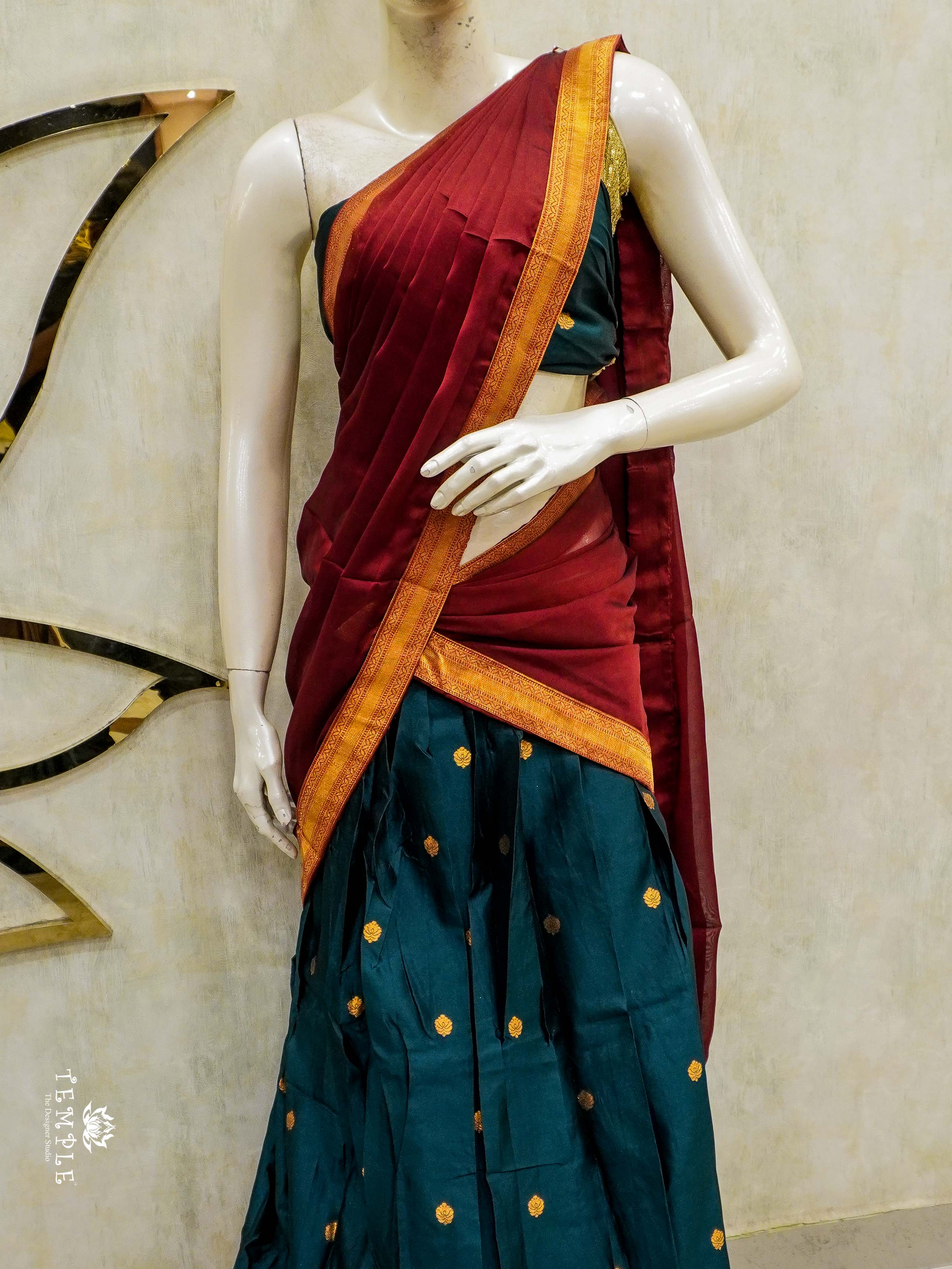 Pattu Pavadai With Dhavani Set | TTDS2482