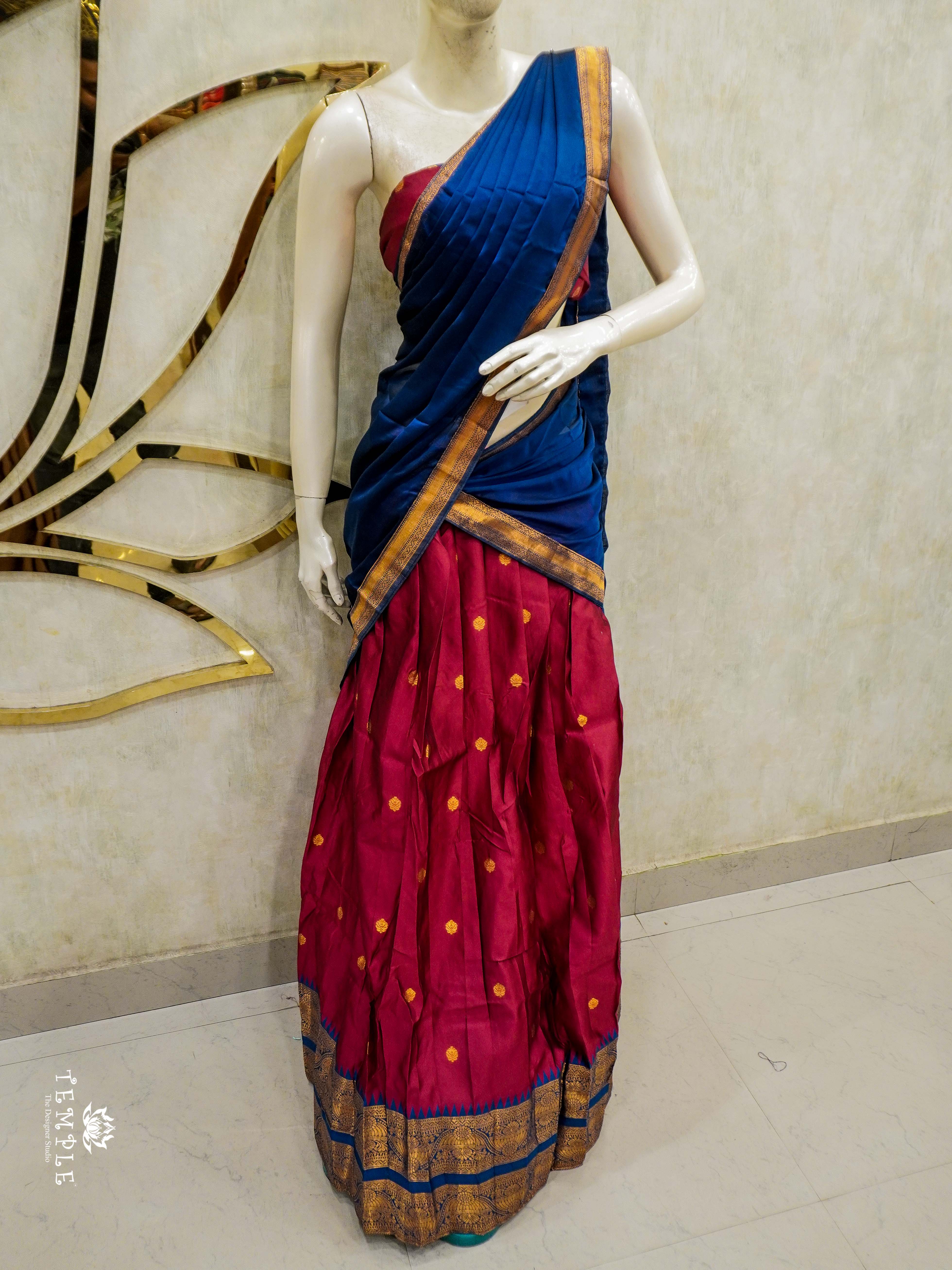 Pattu Pavadai With Dhavani Set TTDS2482 - Main Image