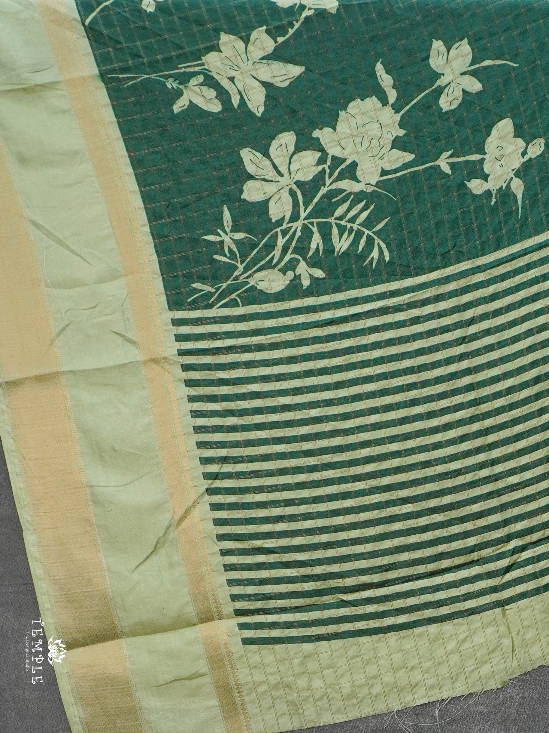 Fancy Checked Saree | TTDS2957