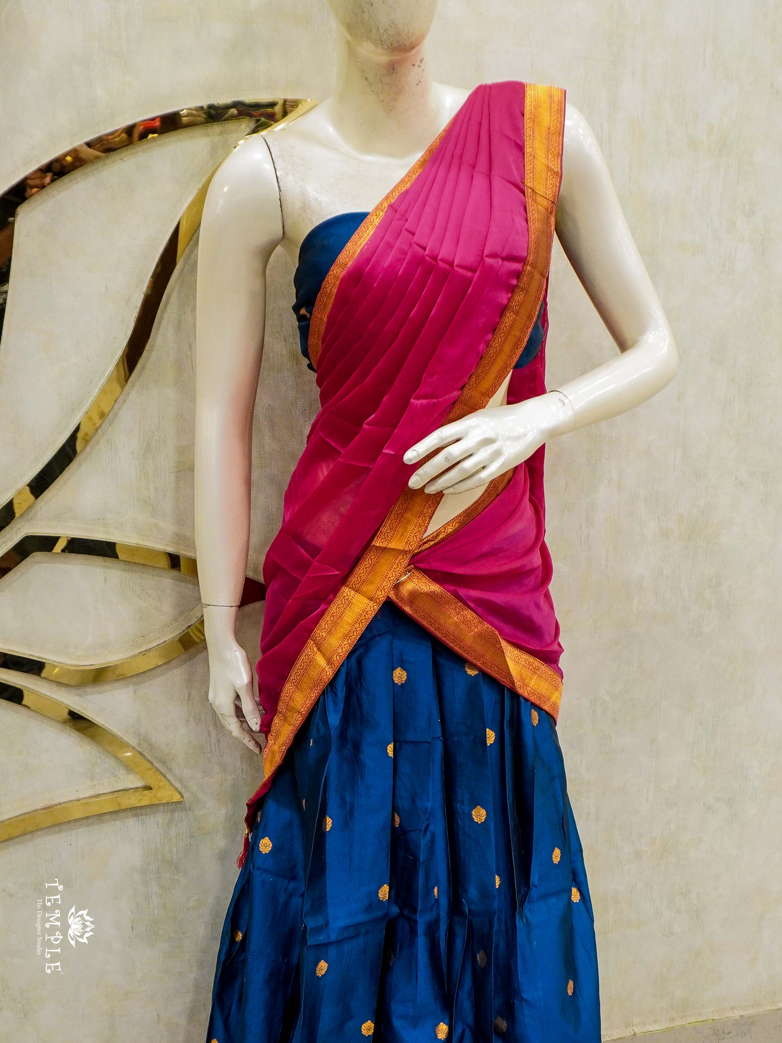 Pattu Pavadai With Dhavani Set | TTDS2482