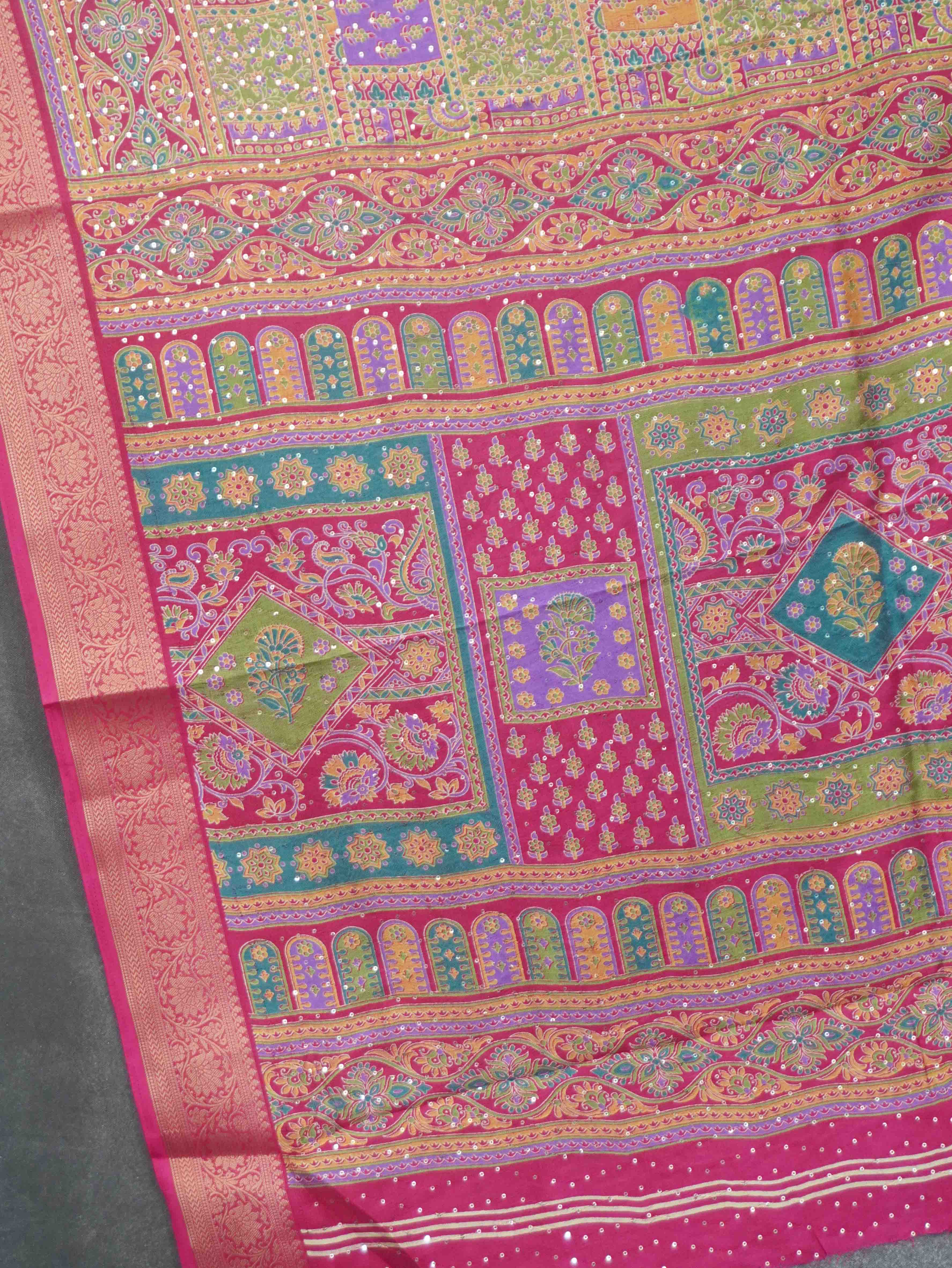 Printed Georgette Saree | TTDS3258