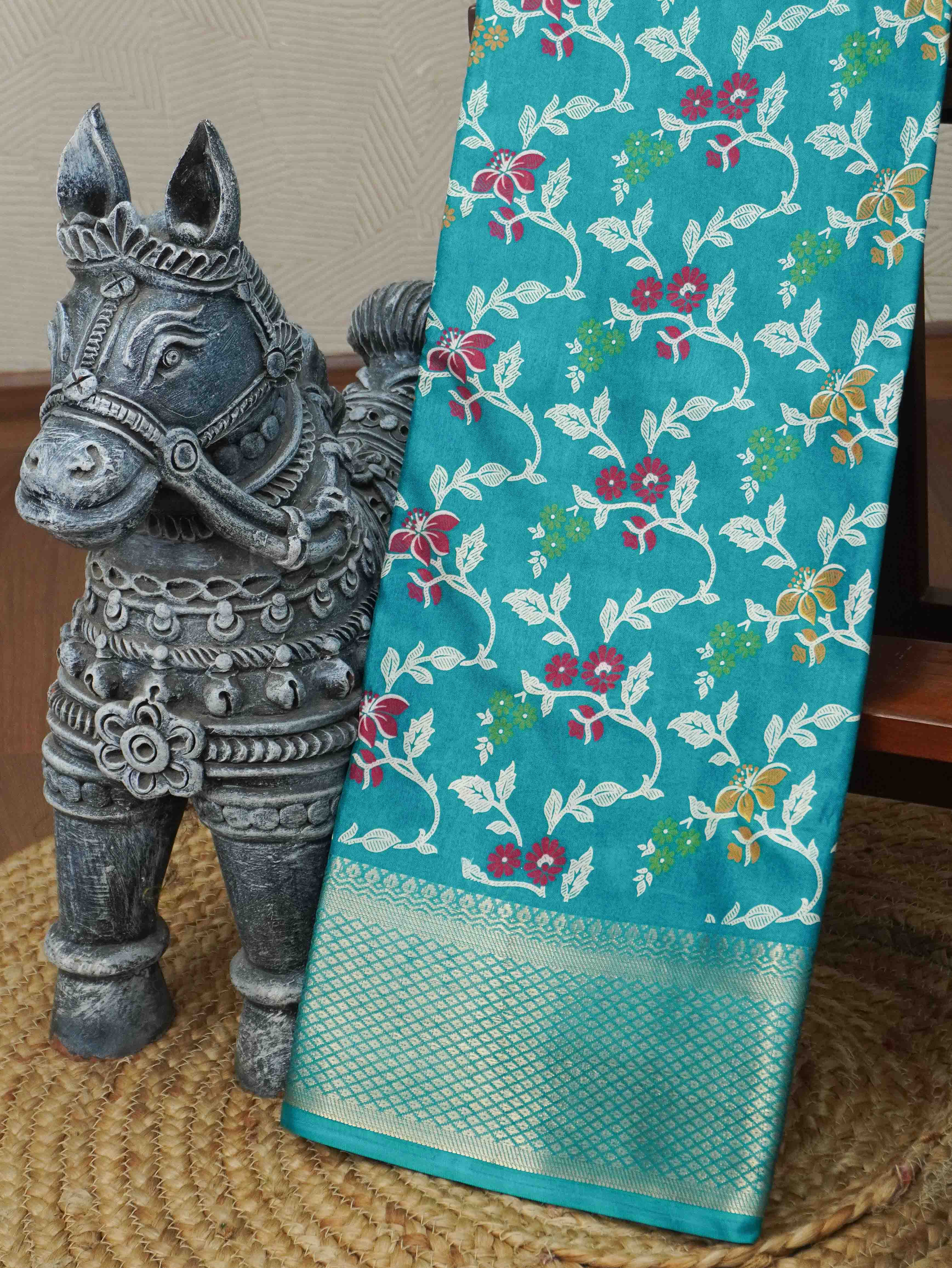 Printed Dola Saree | TTDS3394