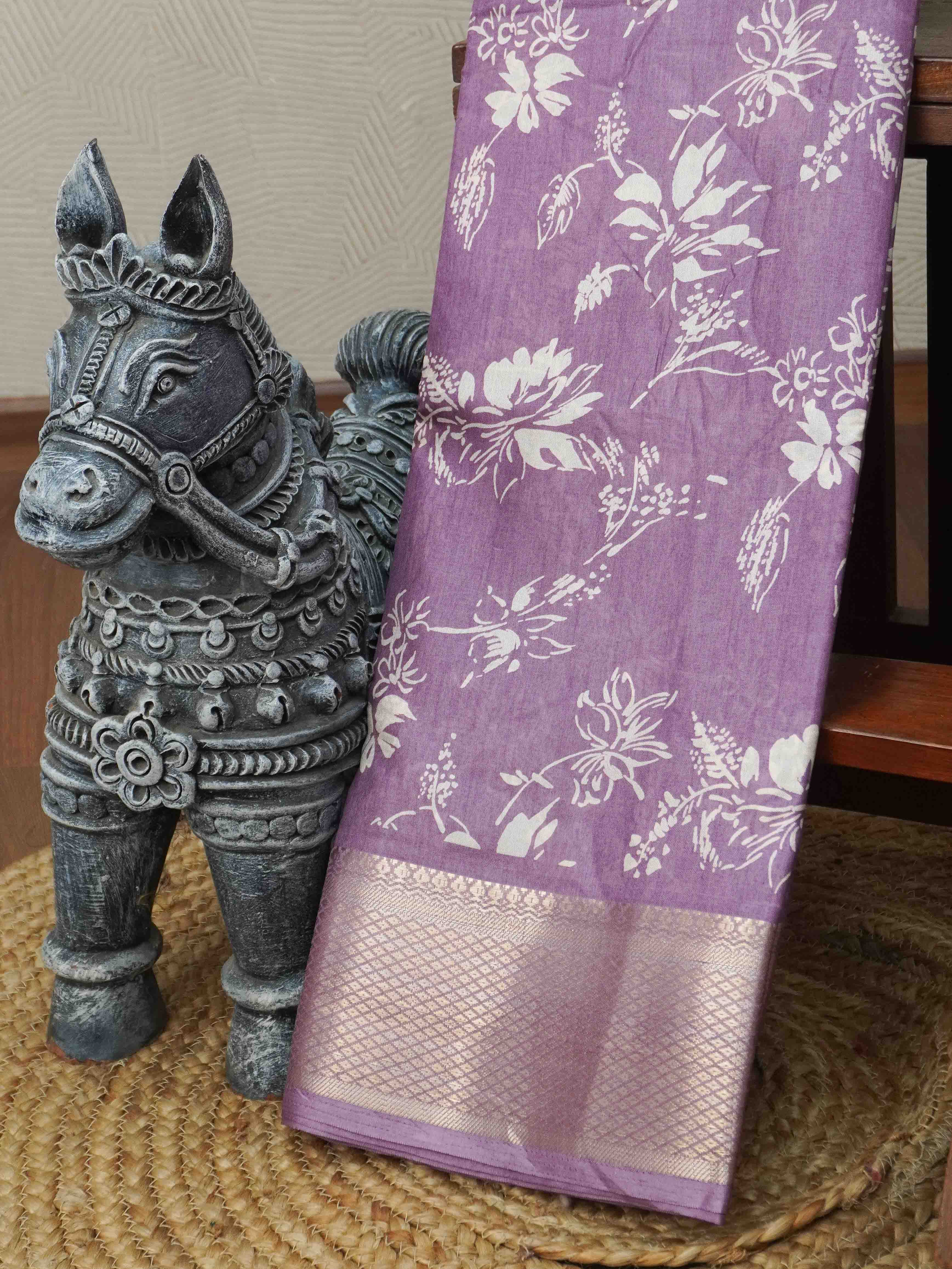 Printed Dola Saree | TTDS3395