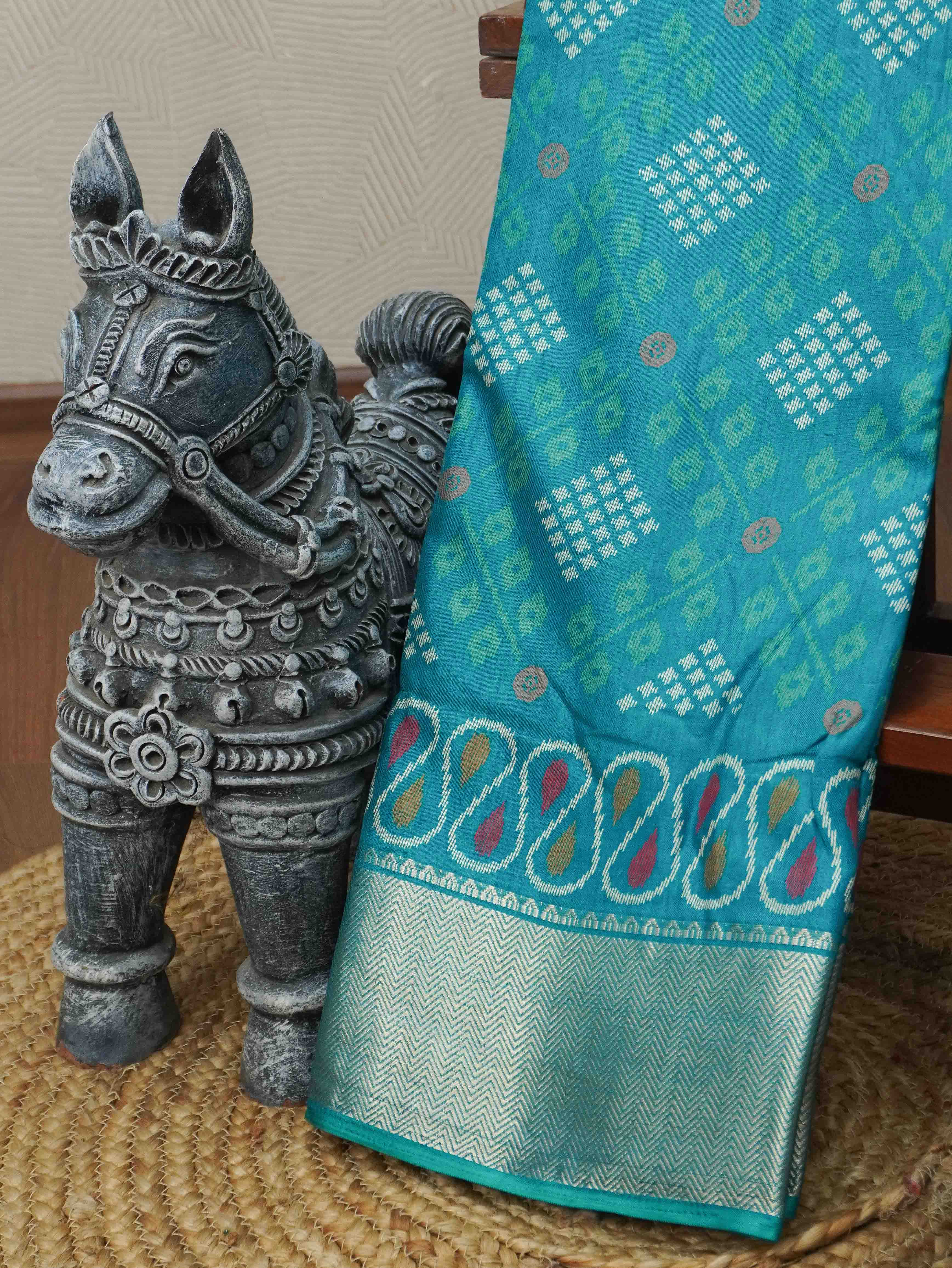 Printed Dola Saree | TTDS3396