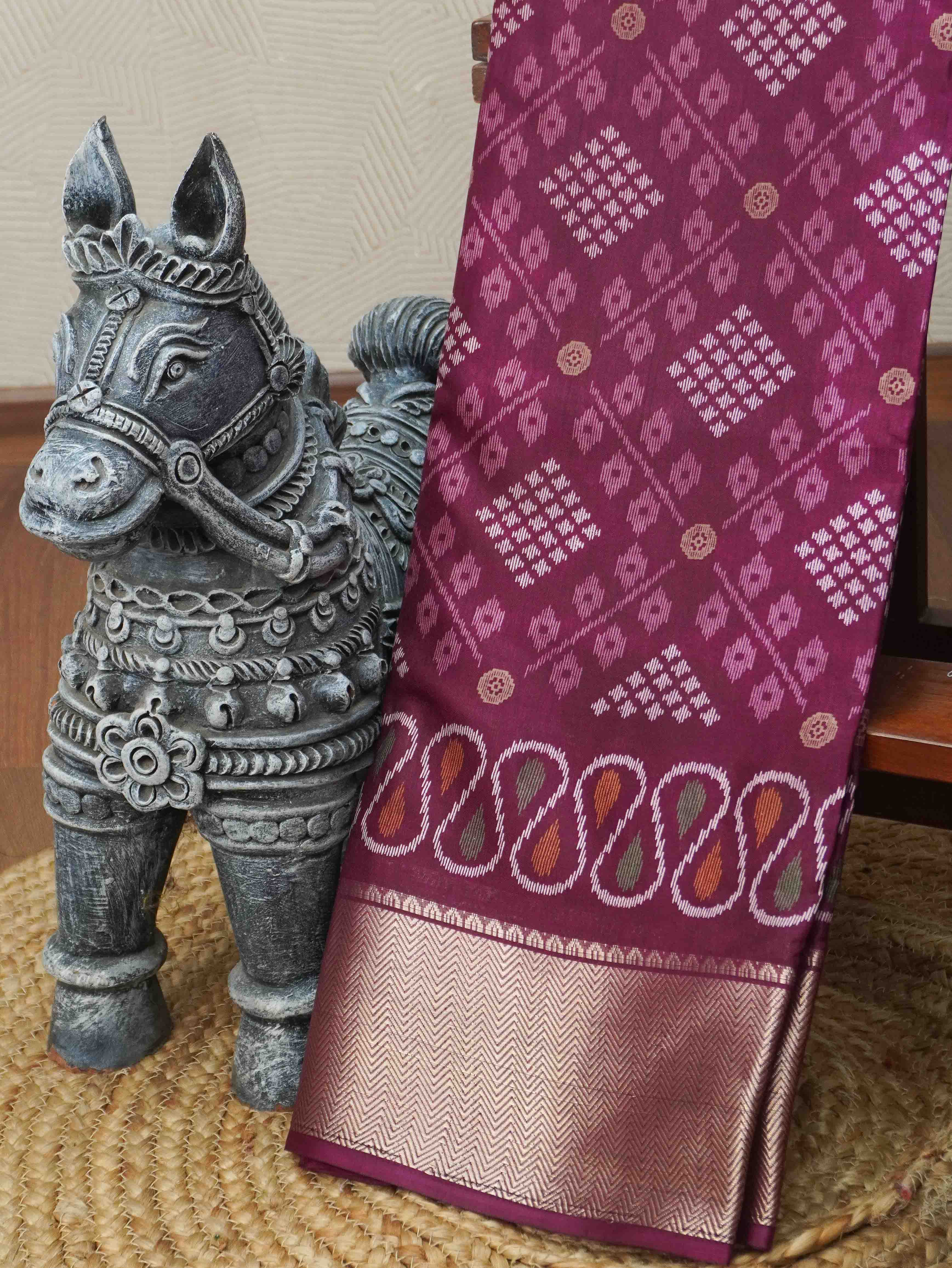 Printed Dola Saree | TTDS3396