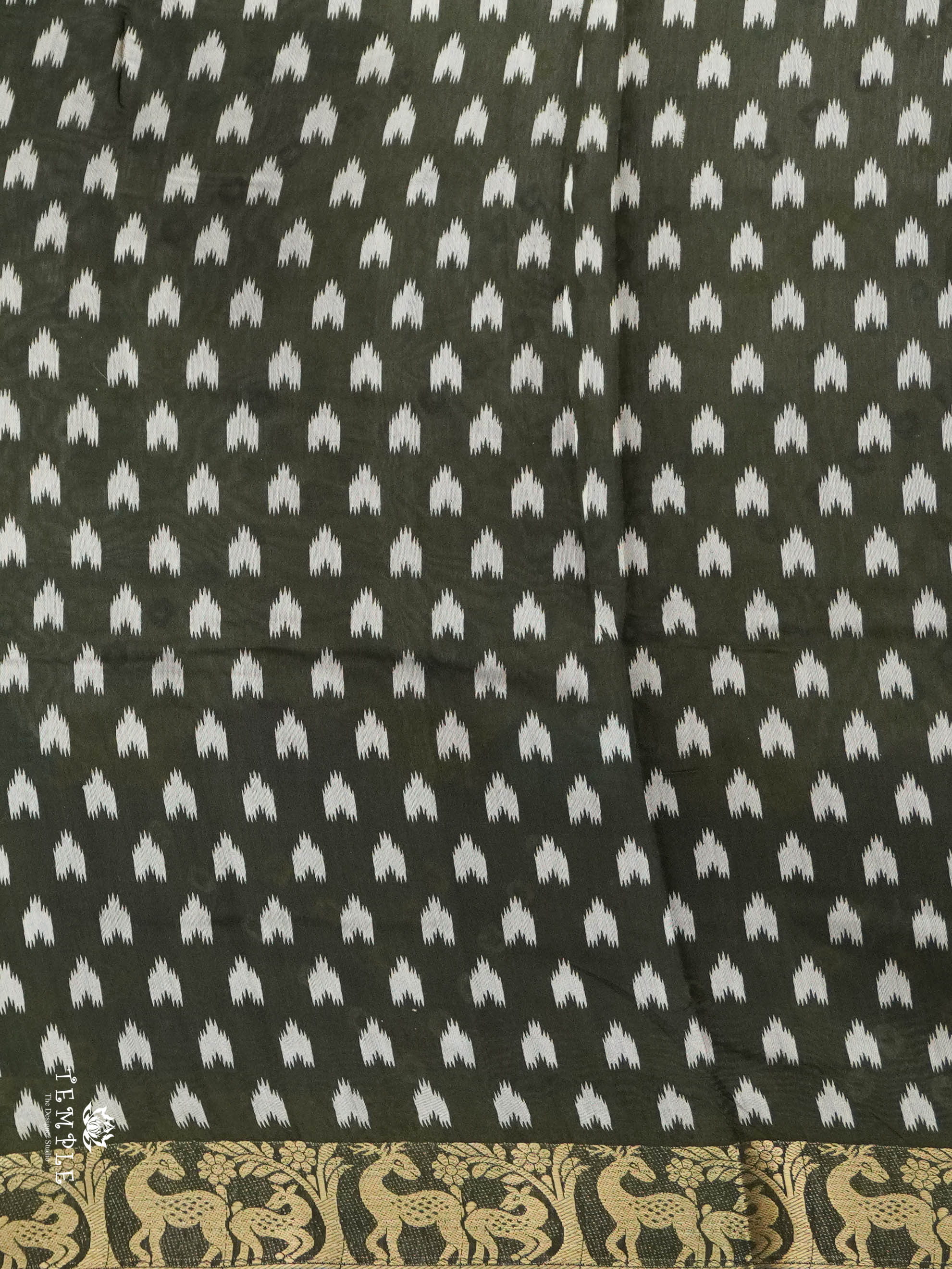 Mangalagiri Cotton Saree ( Green) | TTDS2963