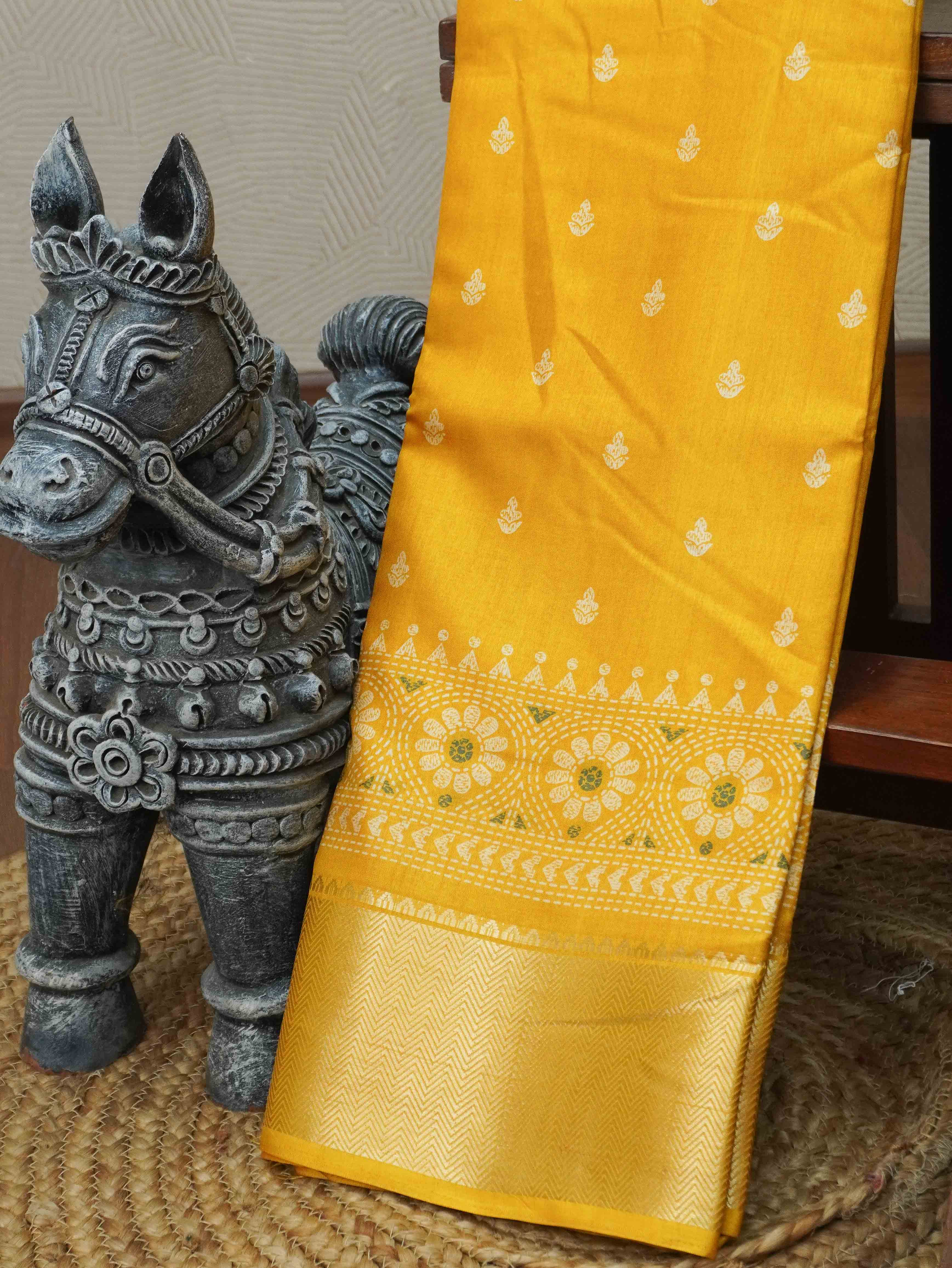 Printed Dola Saree | TTDS3397