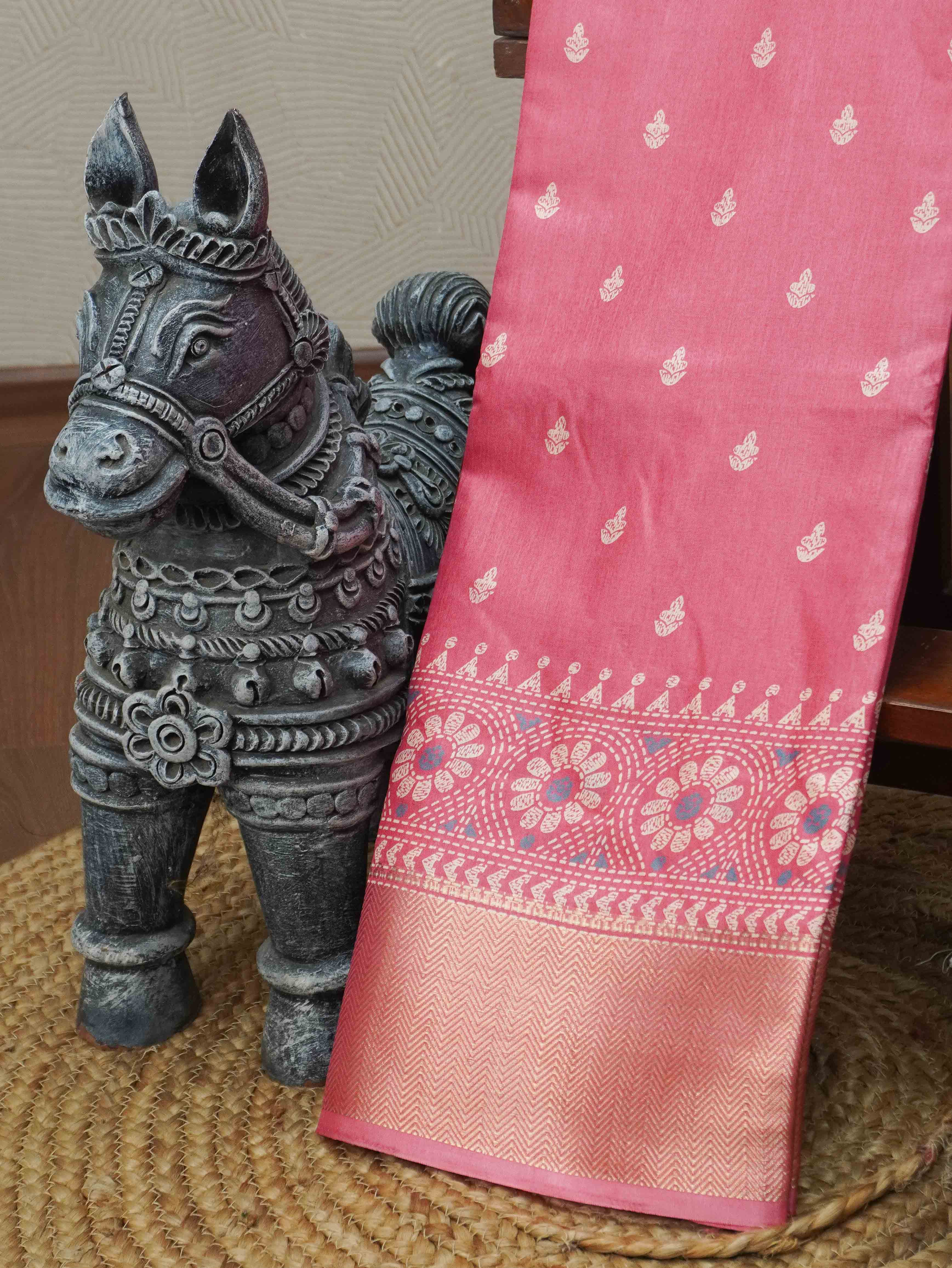 Printed Dola Saree | TTDS3397