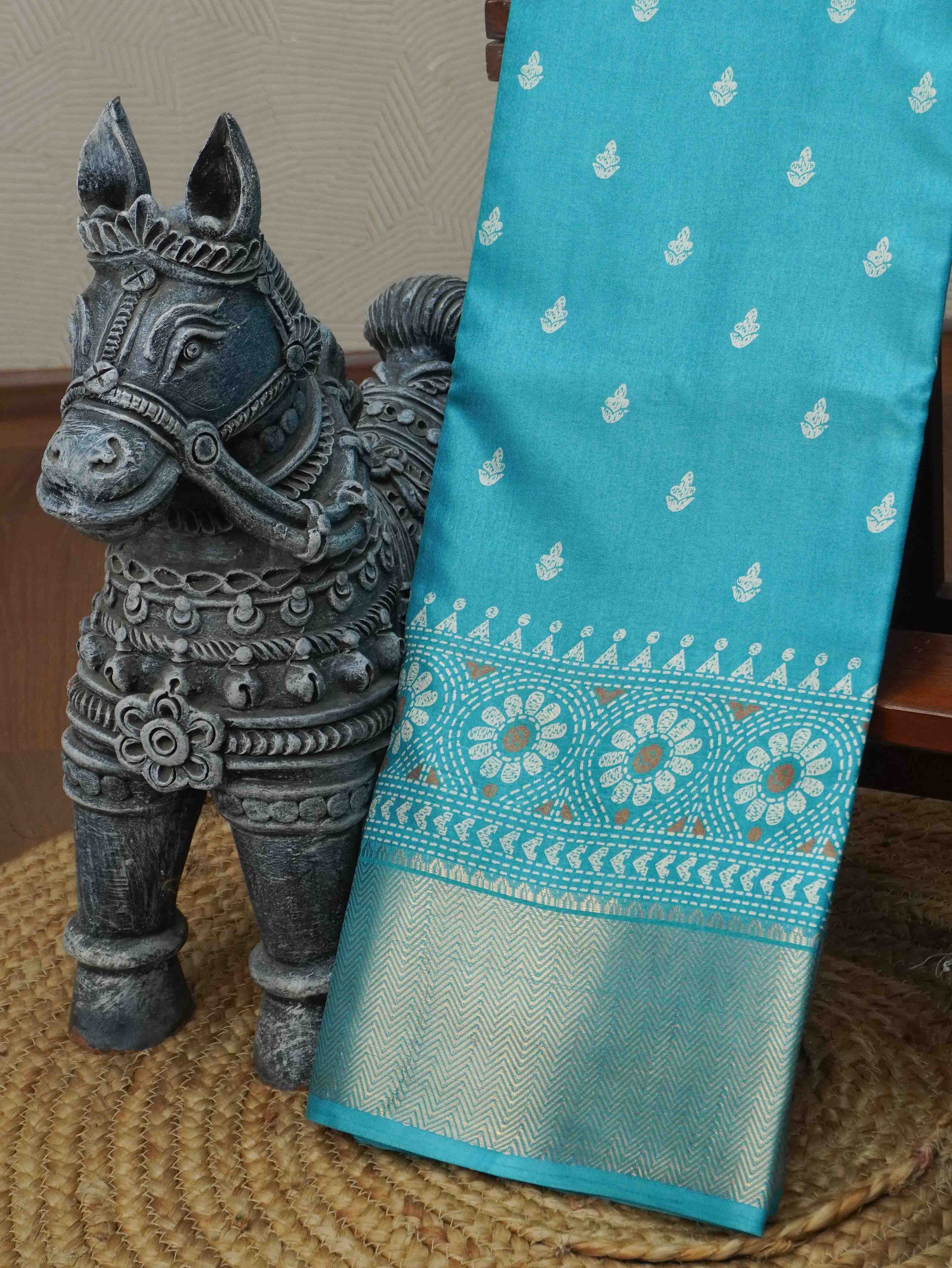 Printed Dola Saree | TTDS3397
