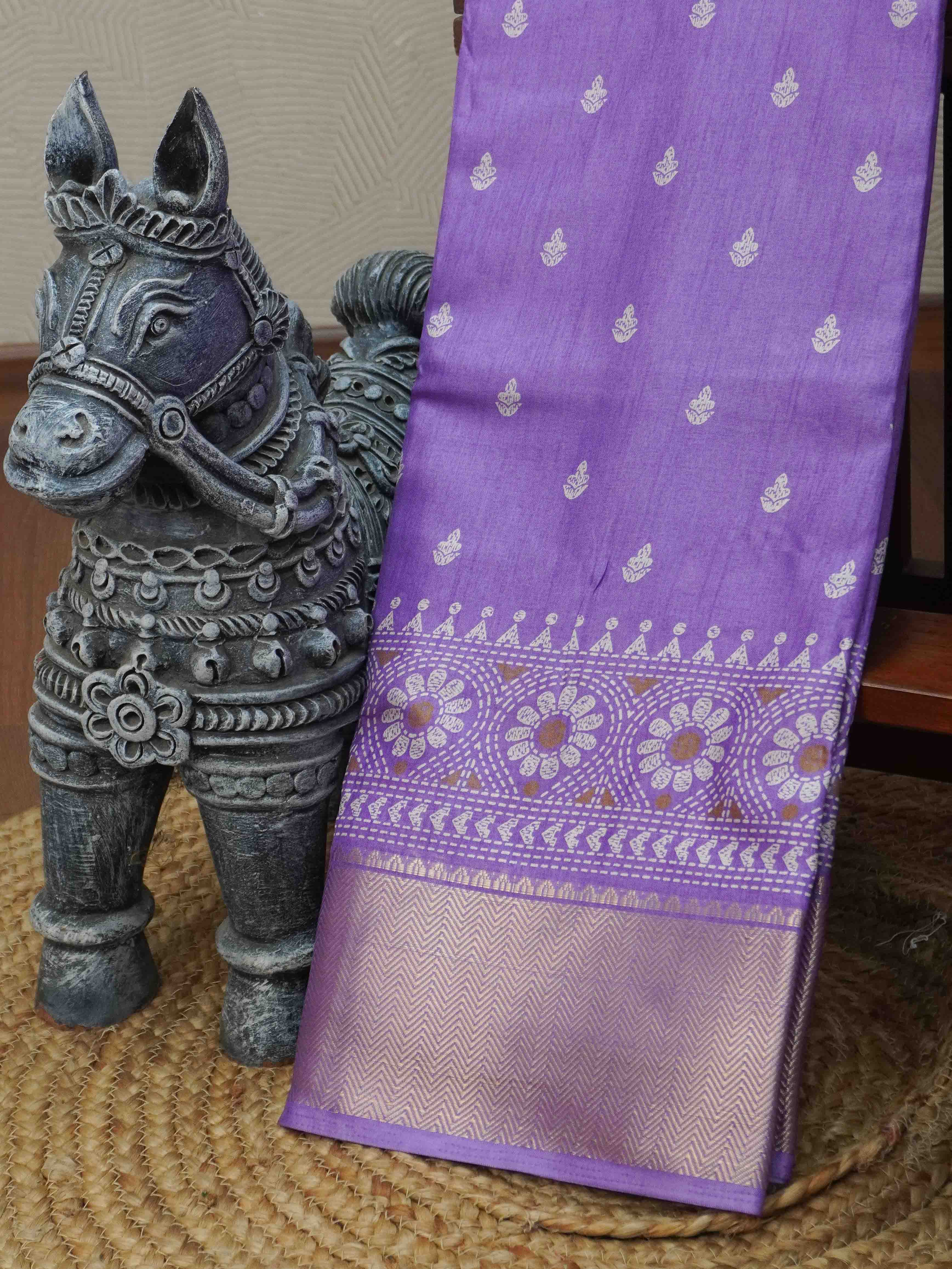 Printed Dola Saree | TTDS3397