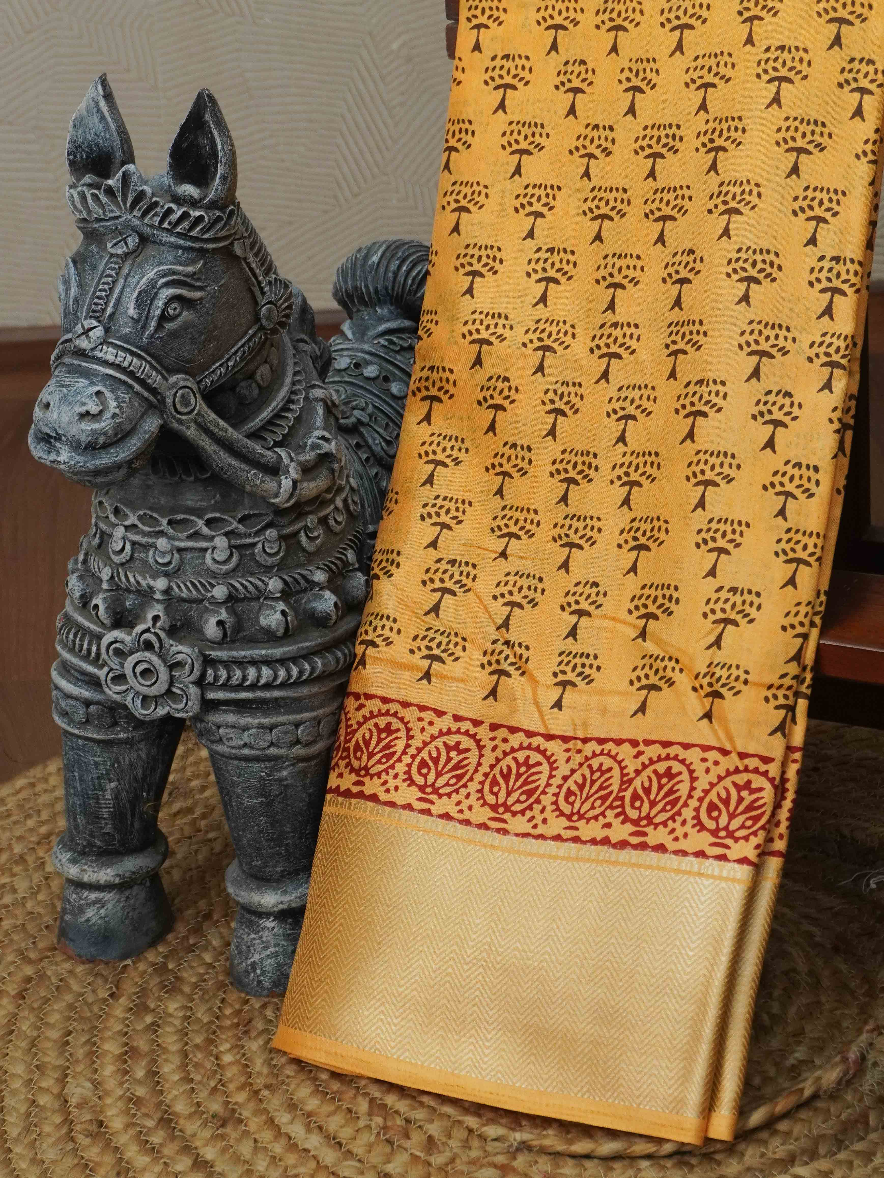 Printed Dola Saree | TTDS3399