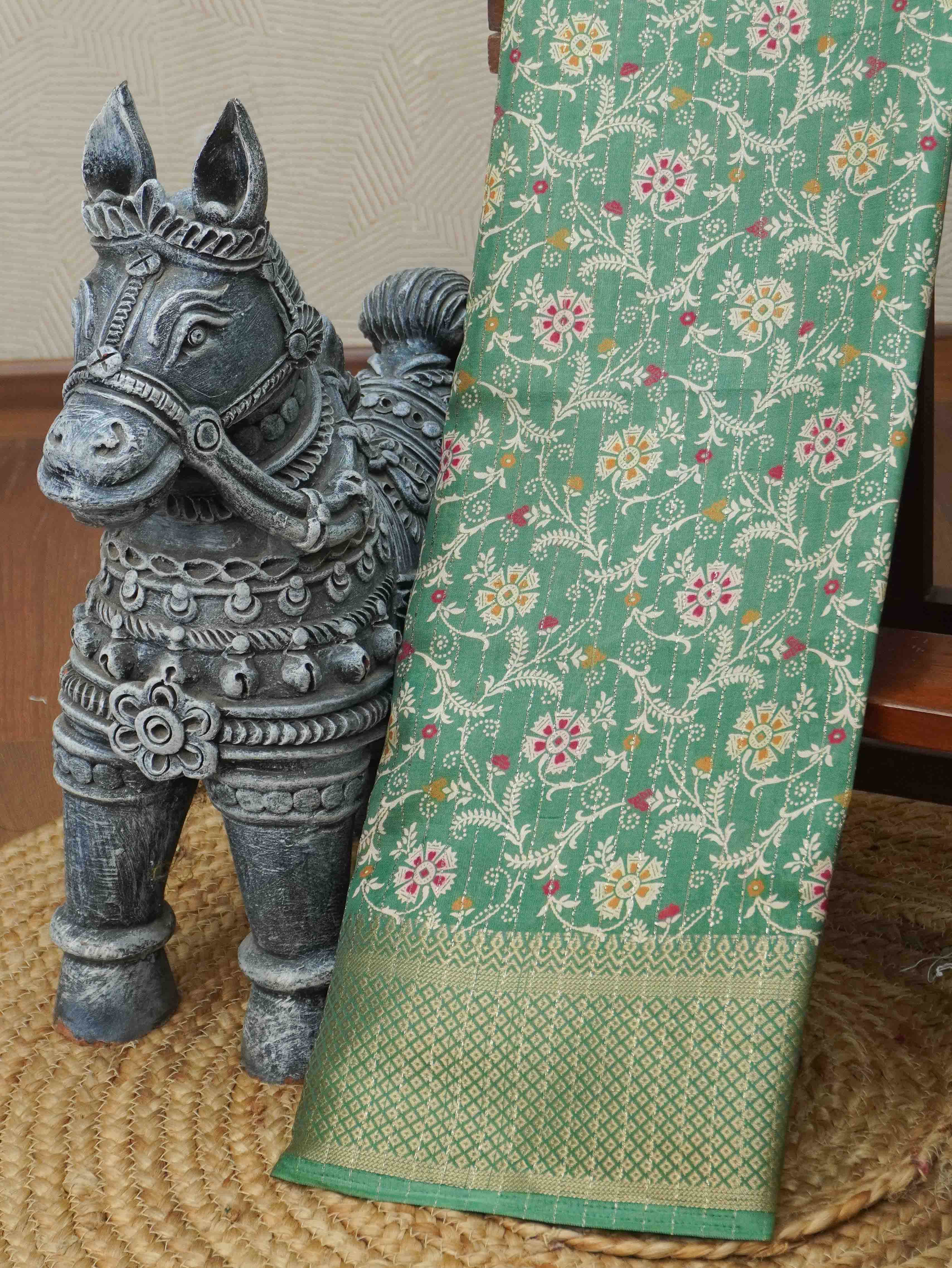 Printed Dola Saree | TTDS3400